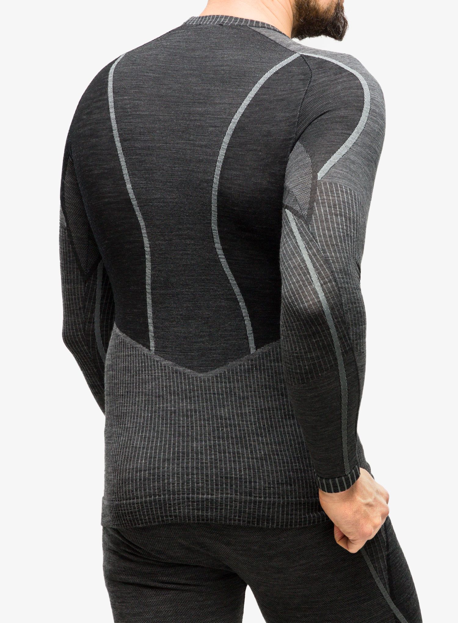 Termo flis jopa La Sportiva Wool70 Tech Longsleeve - carbon/cloud