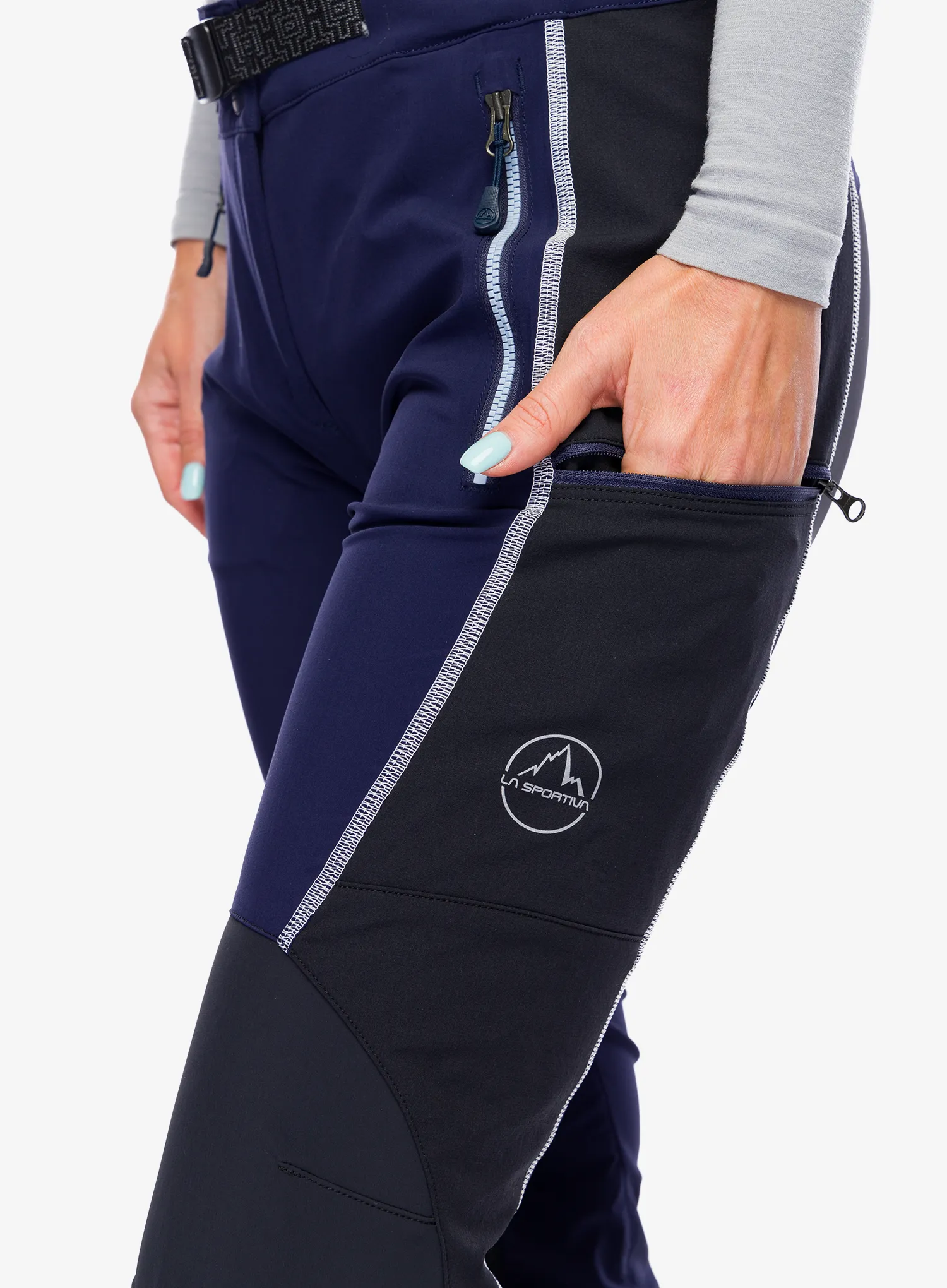 Ženske softshell hlače La Sportiva Zupo 2.0 Pant - deep sea