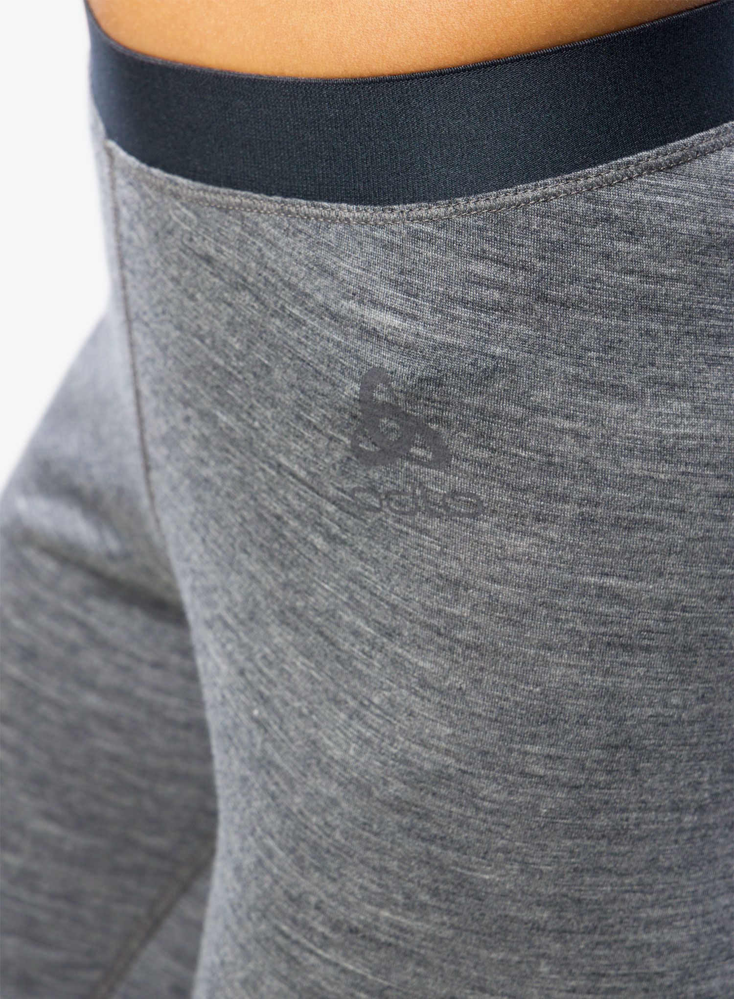 Ženske termo pajkice Odlo Merino 200 BL Bottom Long - steel grey melange