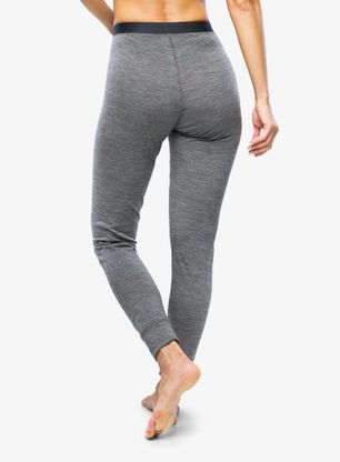Ženske termo pajkice Odlo Merino 200 BL Bottom Long - steel grey melange