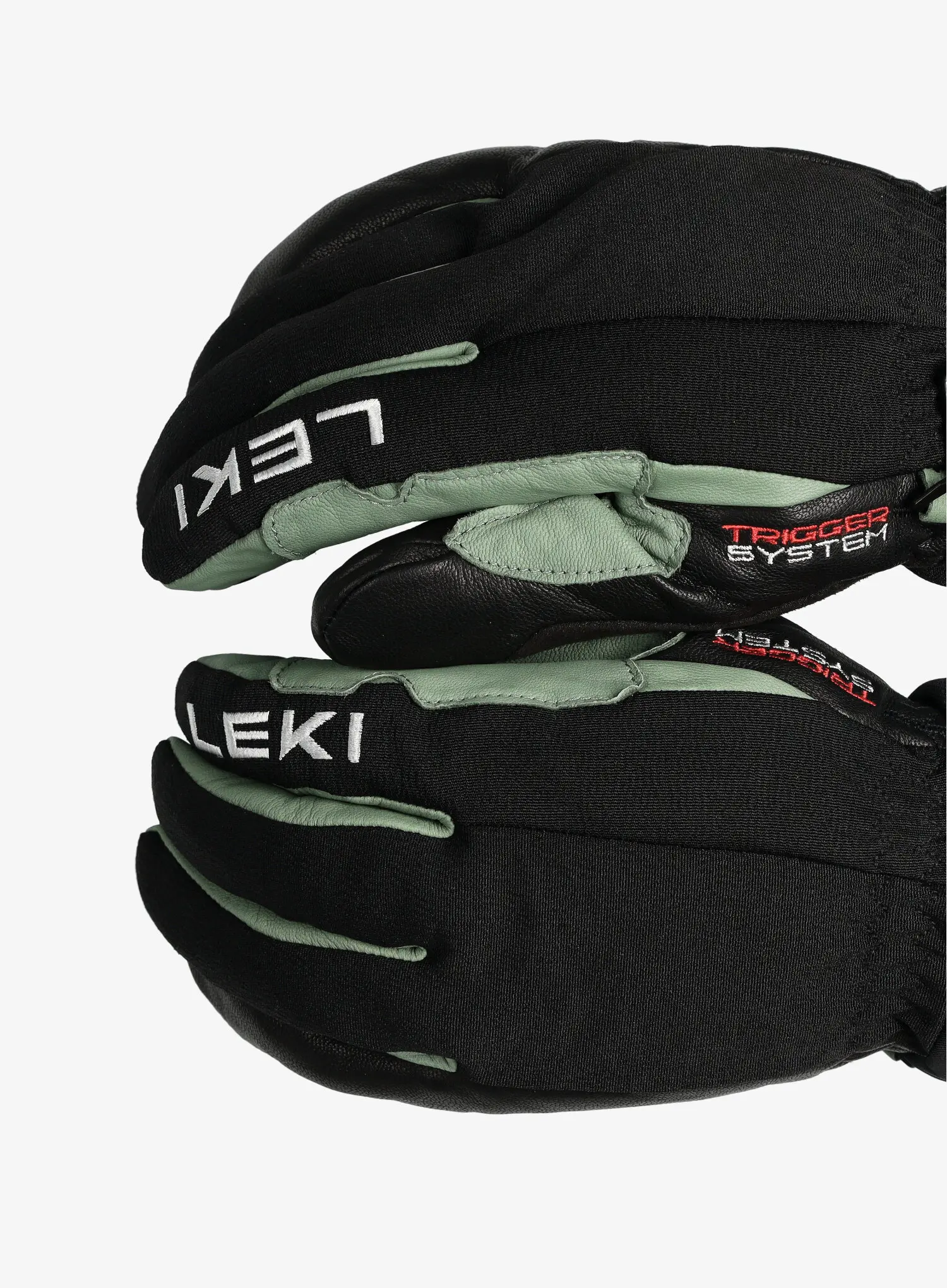 Smučarske rokavice Leki Argus Thermo 3D - black/dusty green
