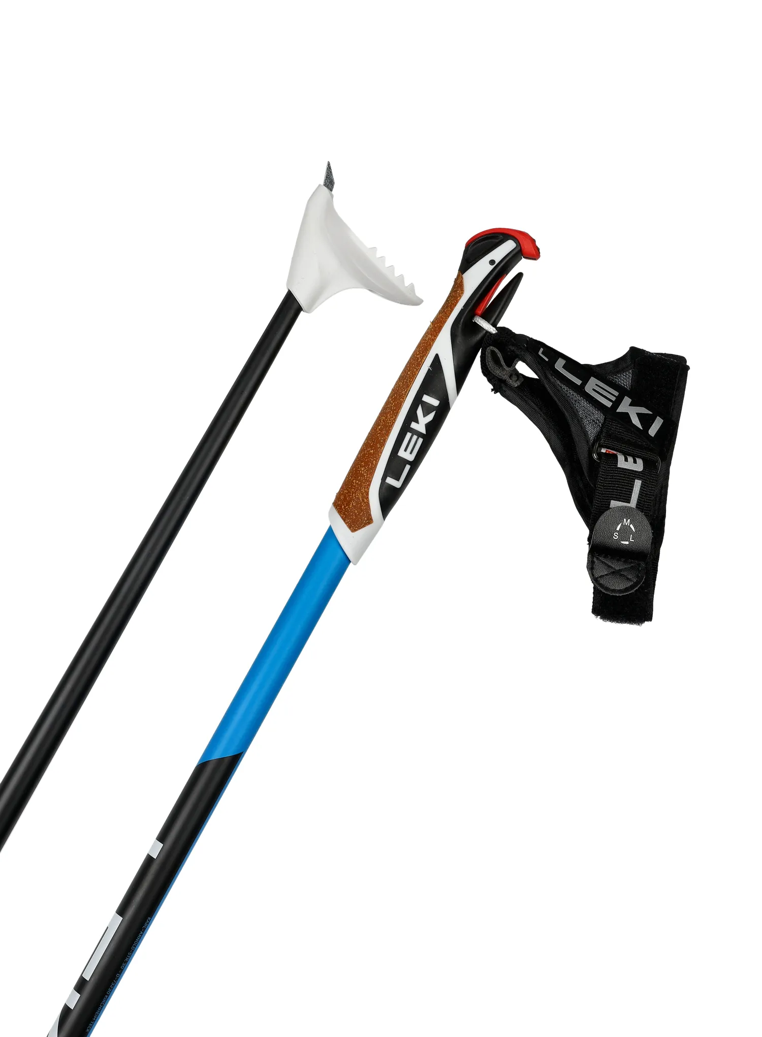 Smučarske palice za tek na smučeh Leki CC 450 - brightblue/black/white