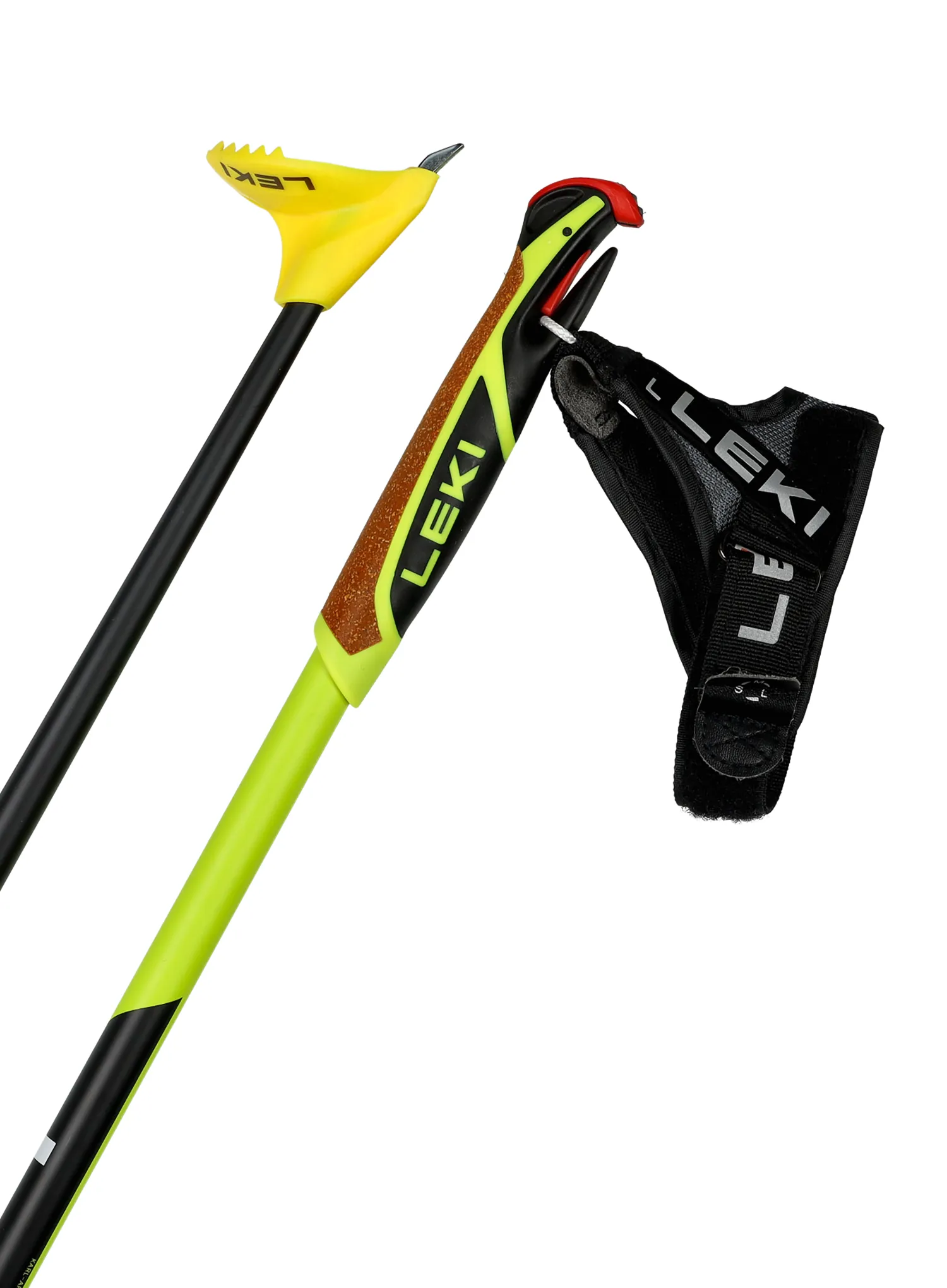 Smučarske palice za tek na smučeh Leki CC 450 - neonyellow/black/white