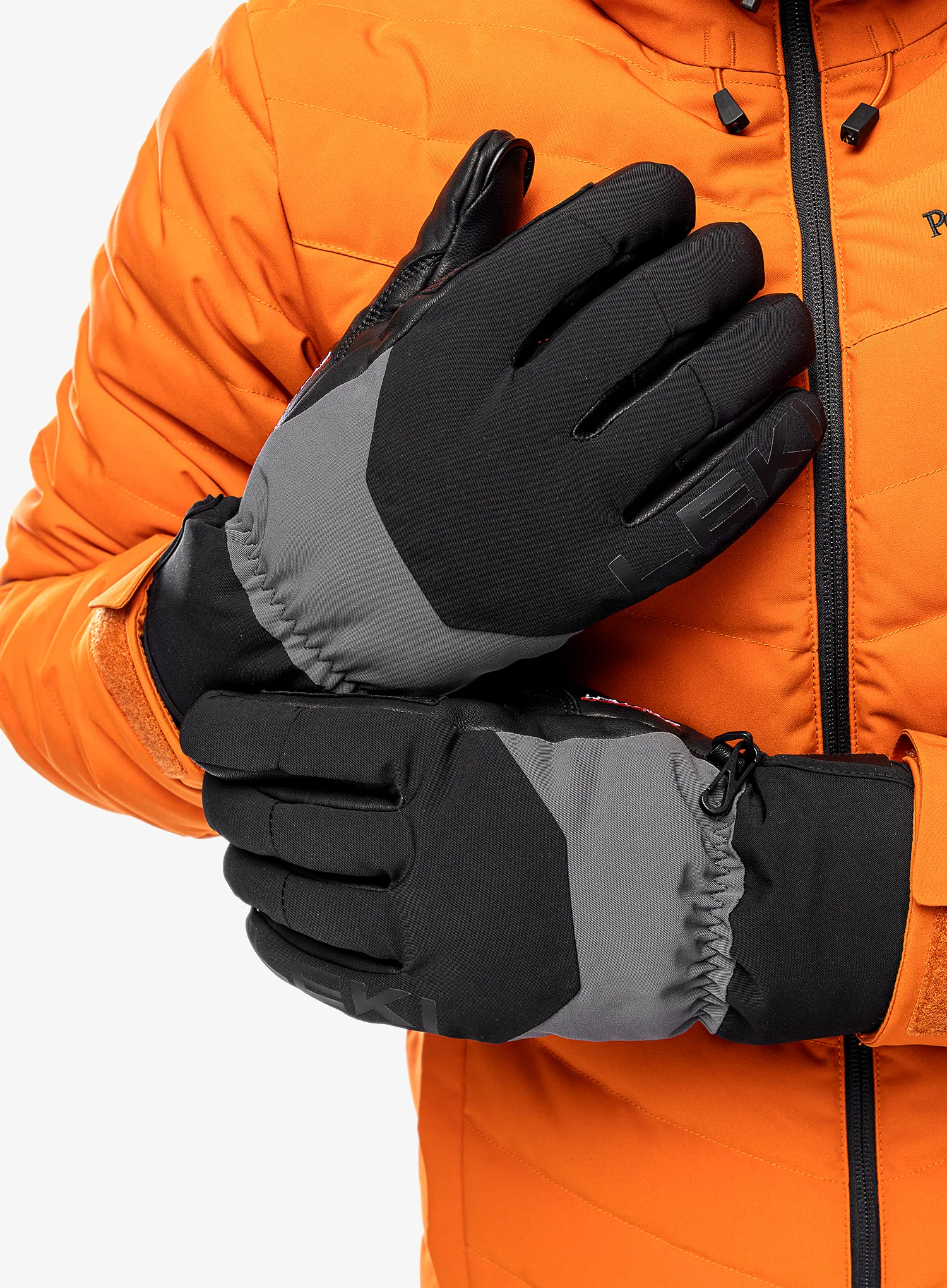 Smučarske rokavice Leki Hevon Thermo 3D - black