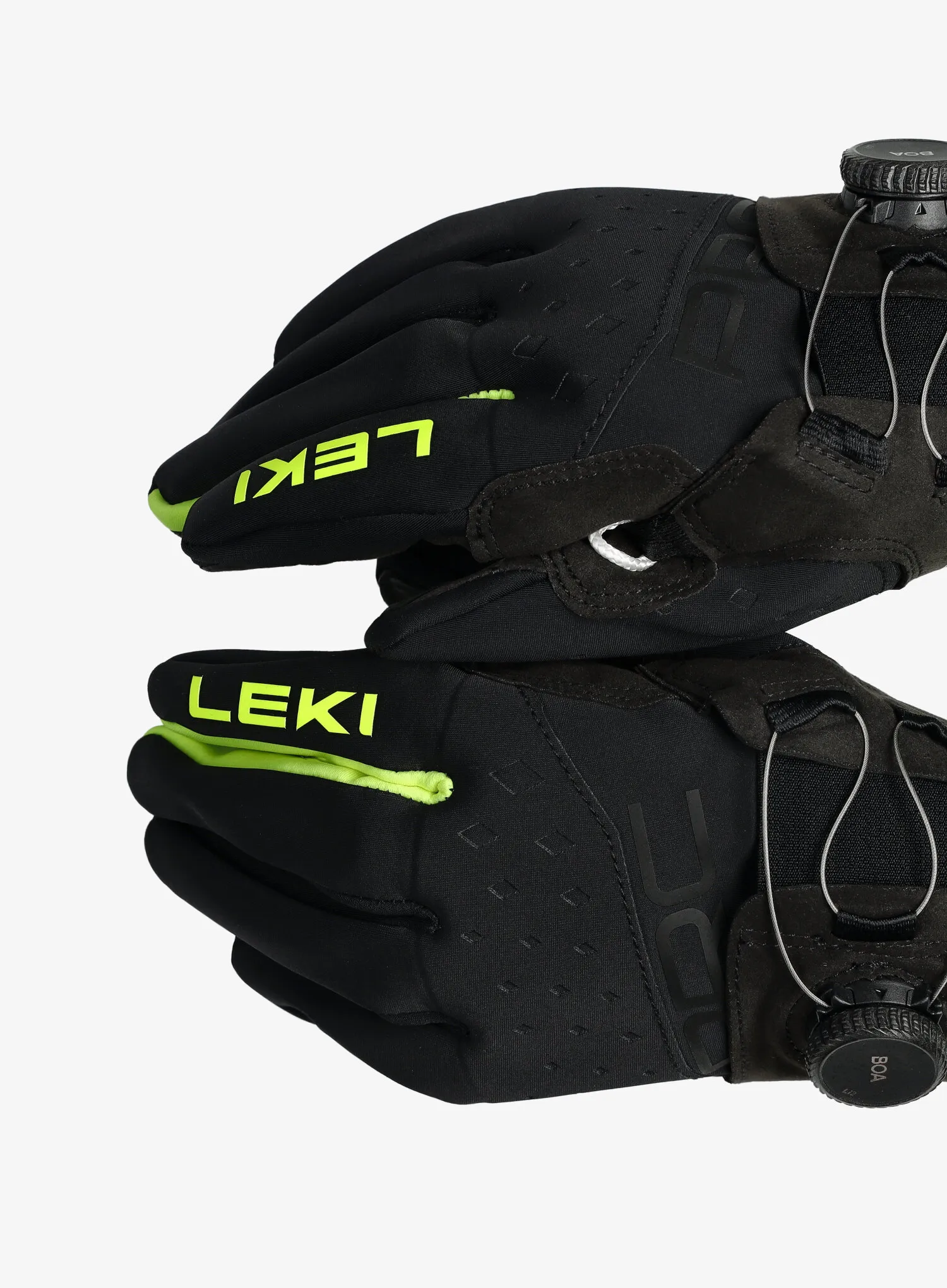 Rokavice Leki PRC Boa Shark - black/neonyellow