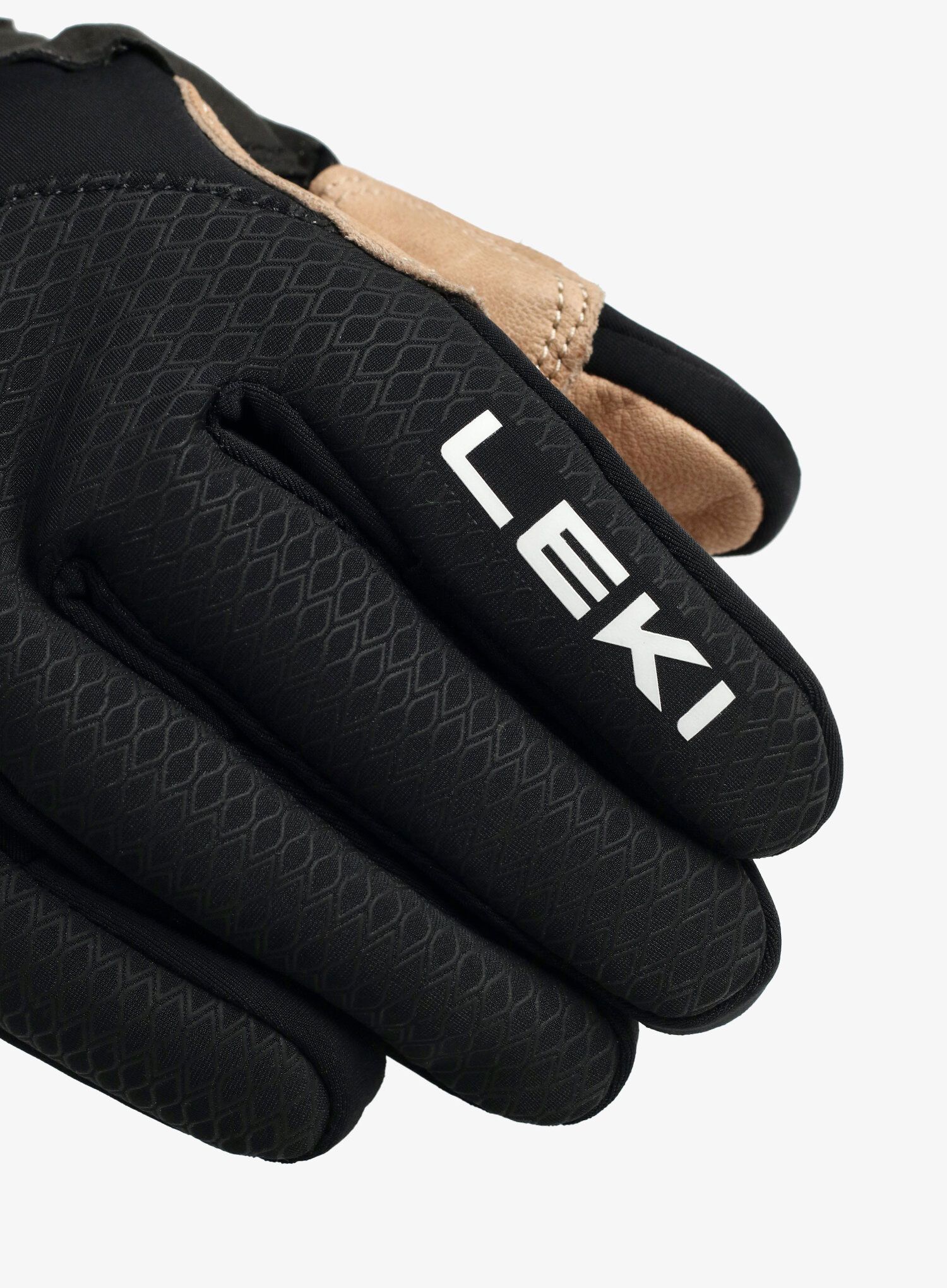Smučarske rokavice Leki PRC Premium ThermoPlus Shark - black/sand