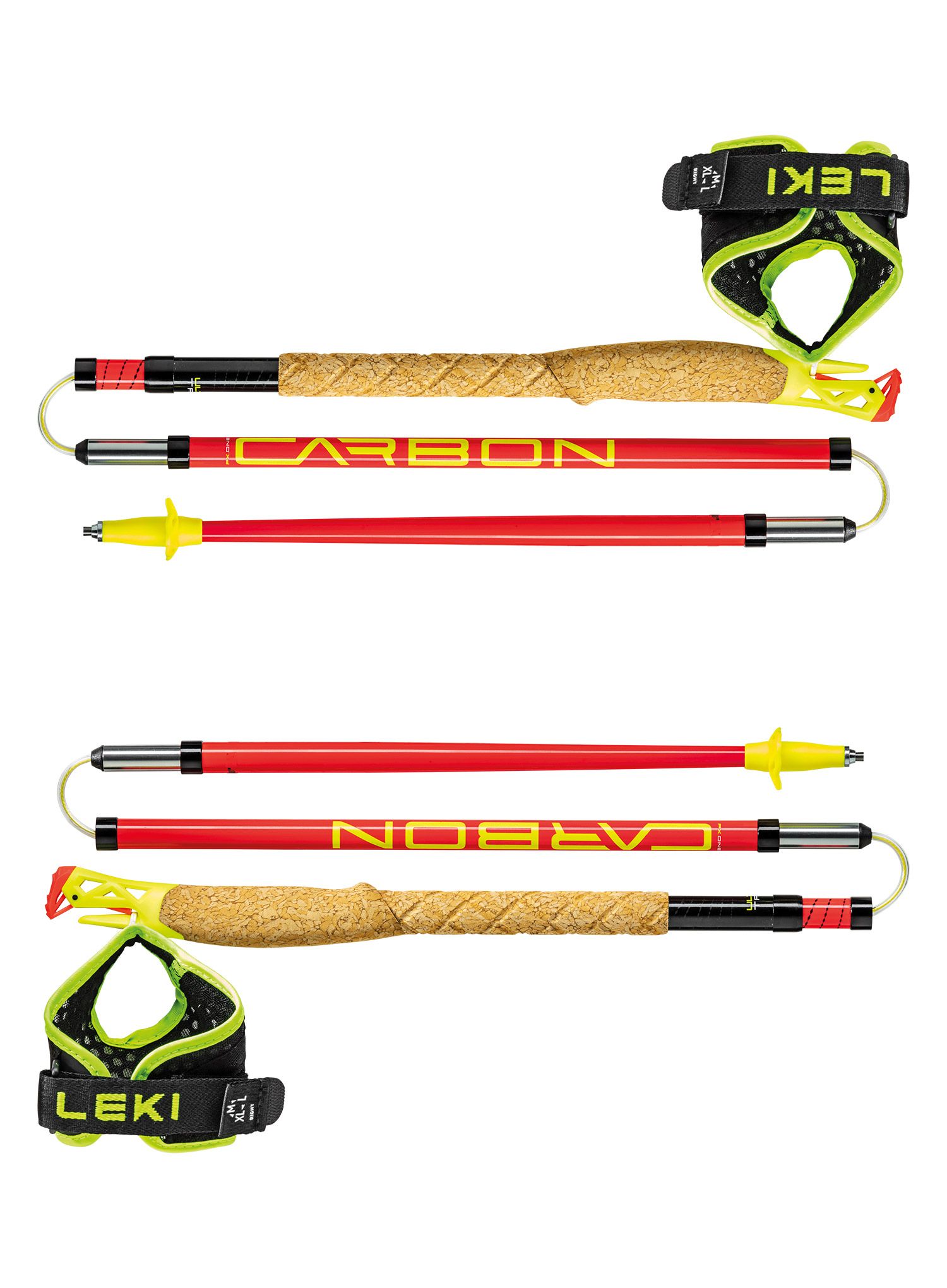 Palice za tek Leki Ultratrrail FX.One  - red