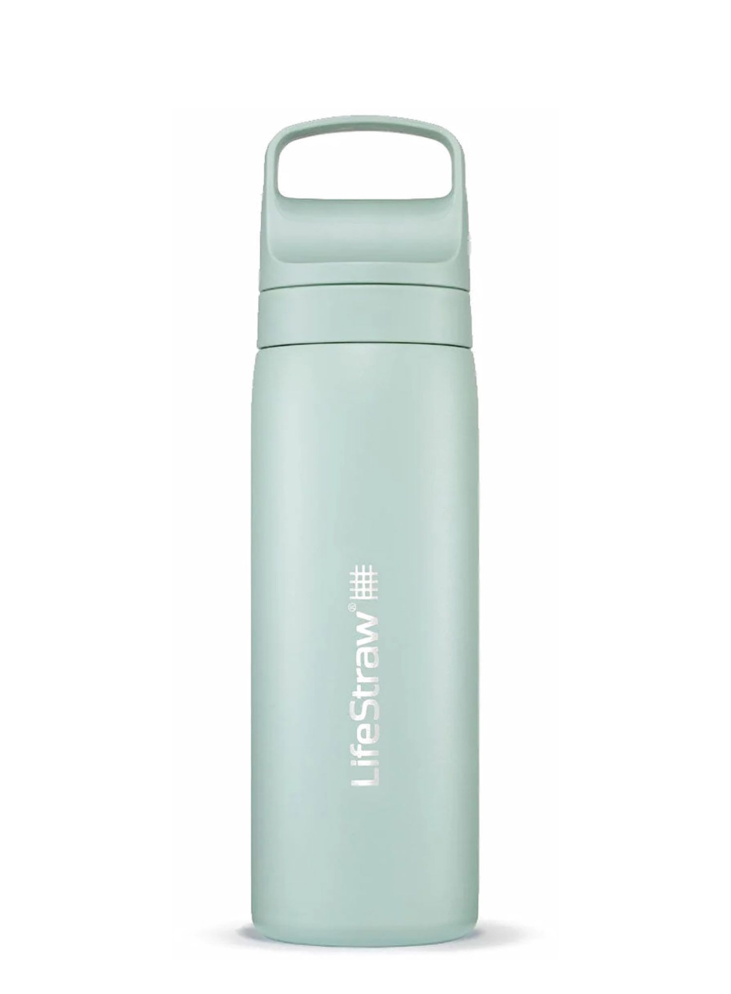 Steklenica za vodo s filtrom Lifestraw Go 2.0 Stainless Steel Water Filter Bottle 18 oz (532 ml) - seafoam