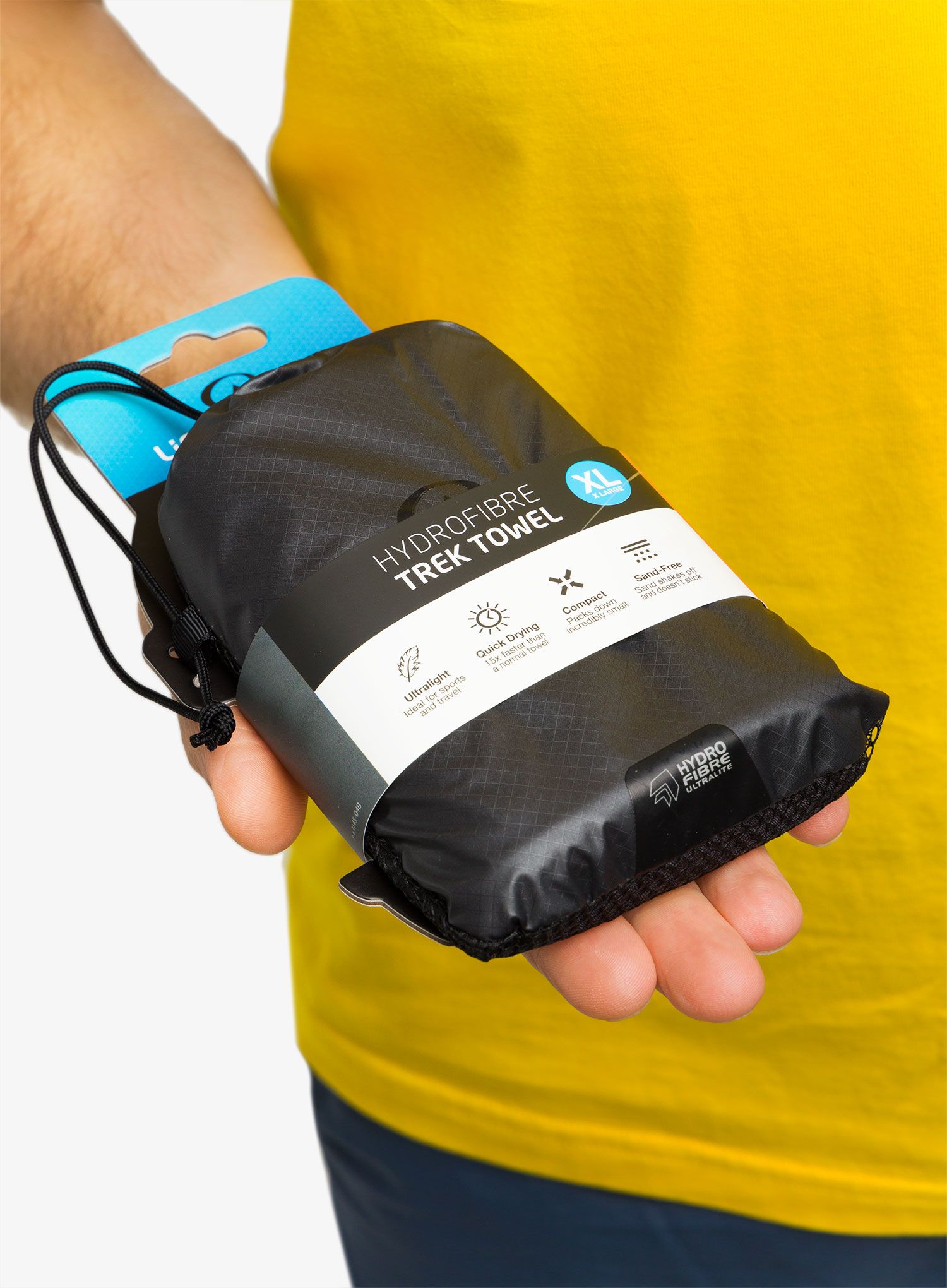 Hitrosušeča brisača Lifeventure HydroFibre Trek Towel XL - grey