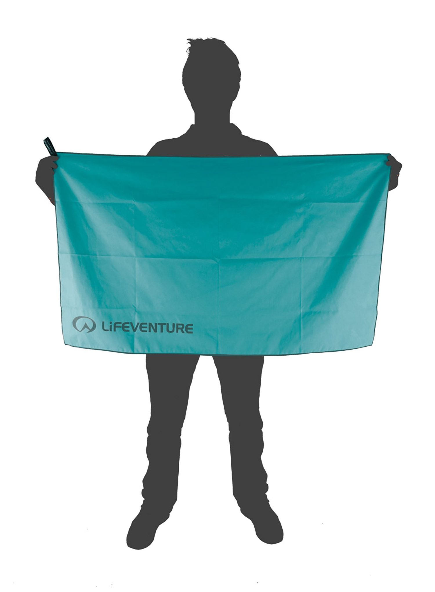 Hitrosušeča brisača Lifeventure Recycled SoftFibre Trek Towel L - teal