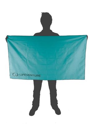 Hitrosušeča brisača Lifeventure Recycled SoftFibre Trek Towel XL - teal