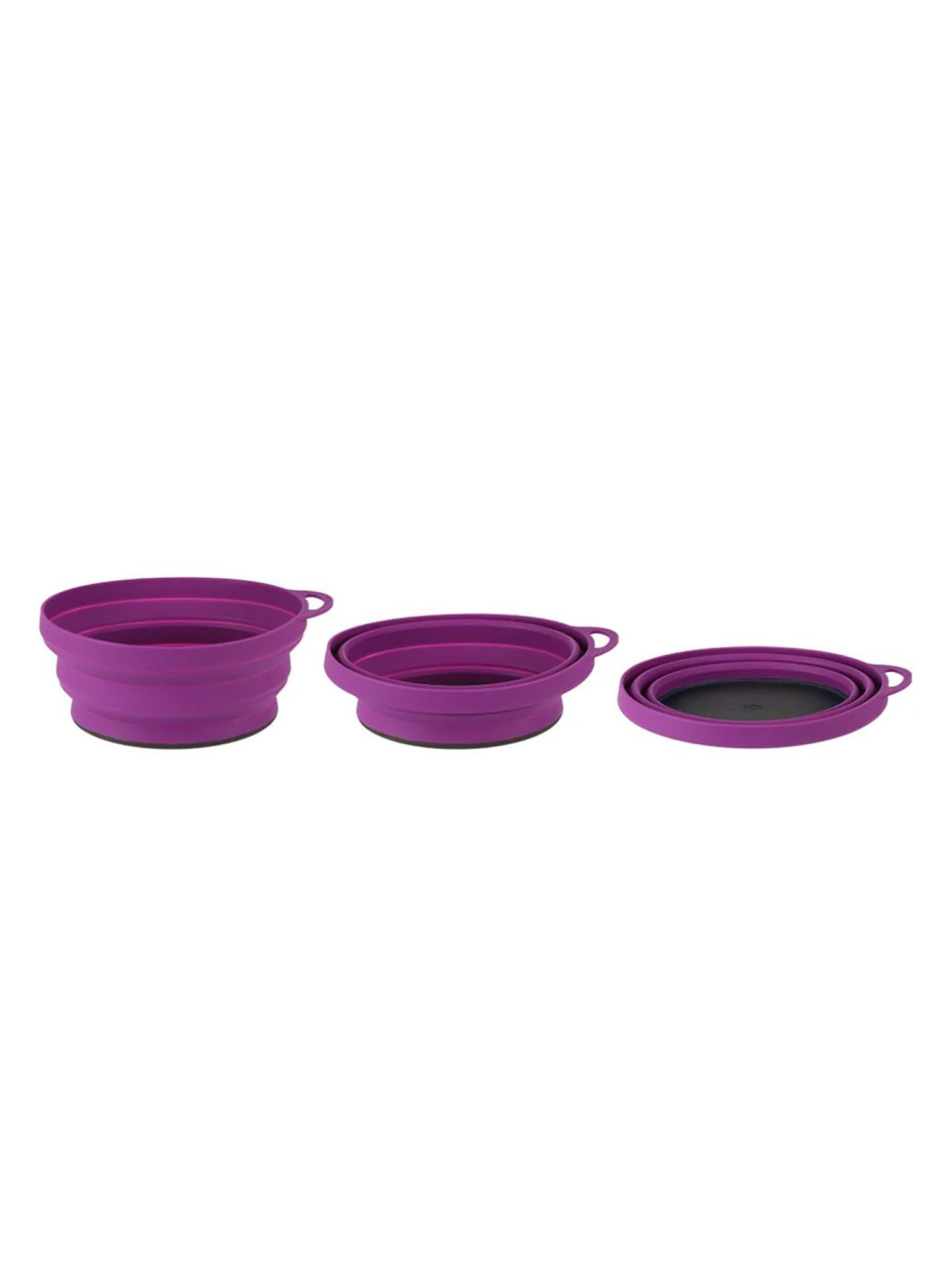 Pohodniška skleda Lifeventure Silicone FlexiBowl - purple