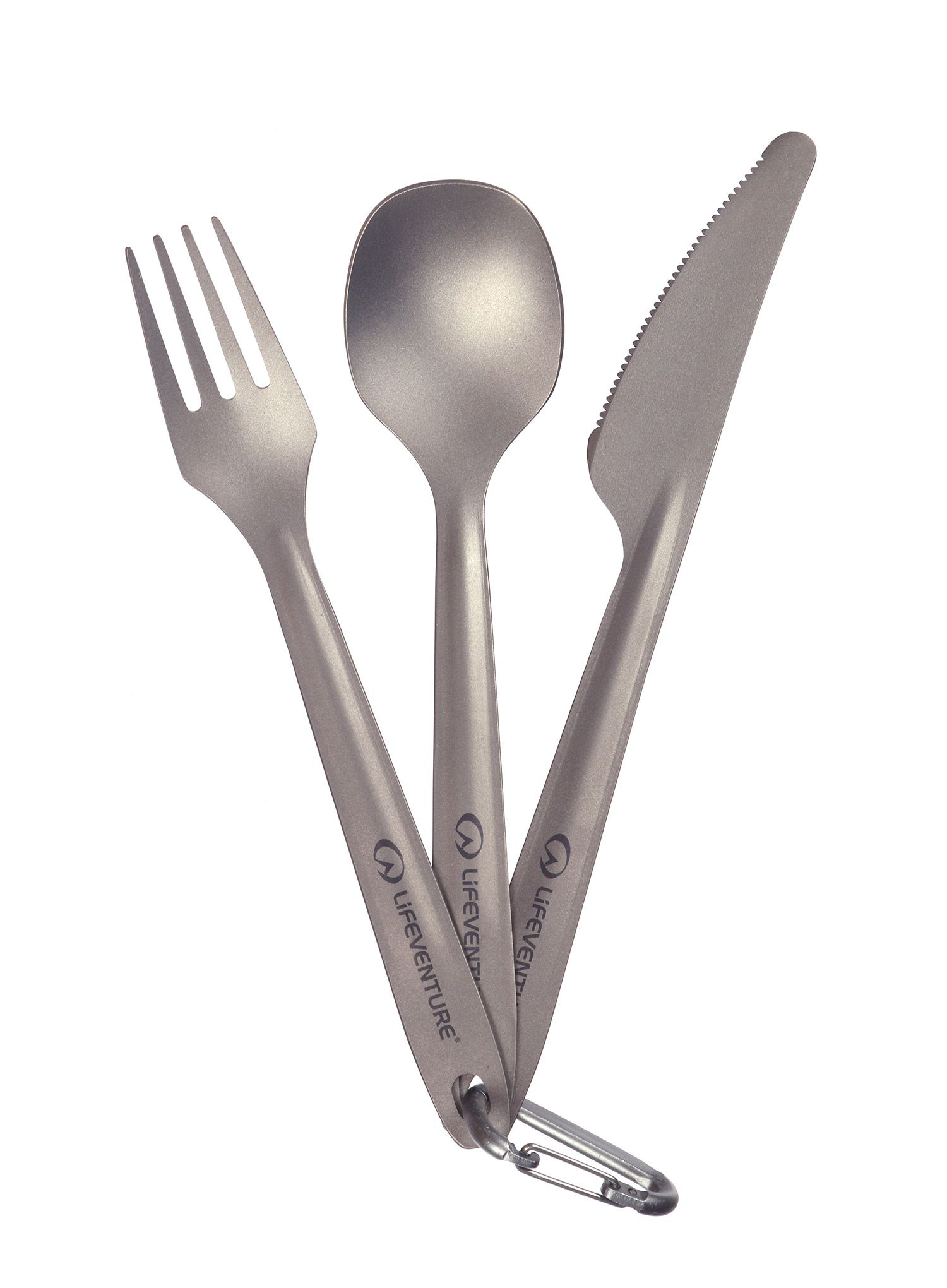 Jedilni pribor Lifeventure Superlight Titanium Cutlery Set