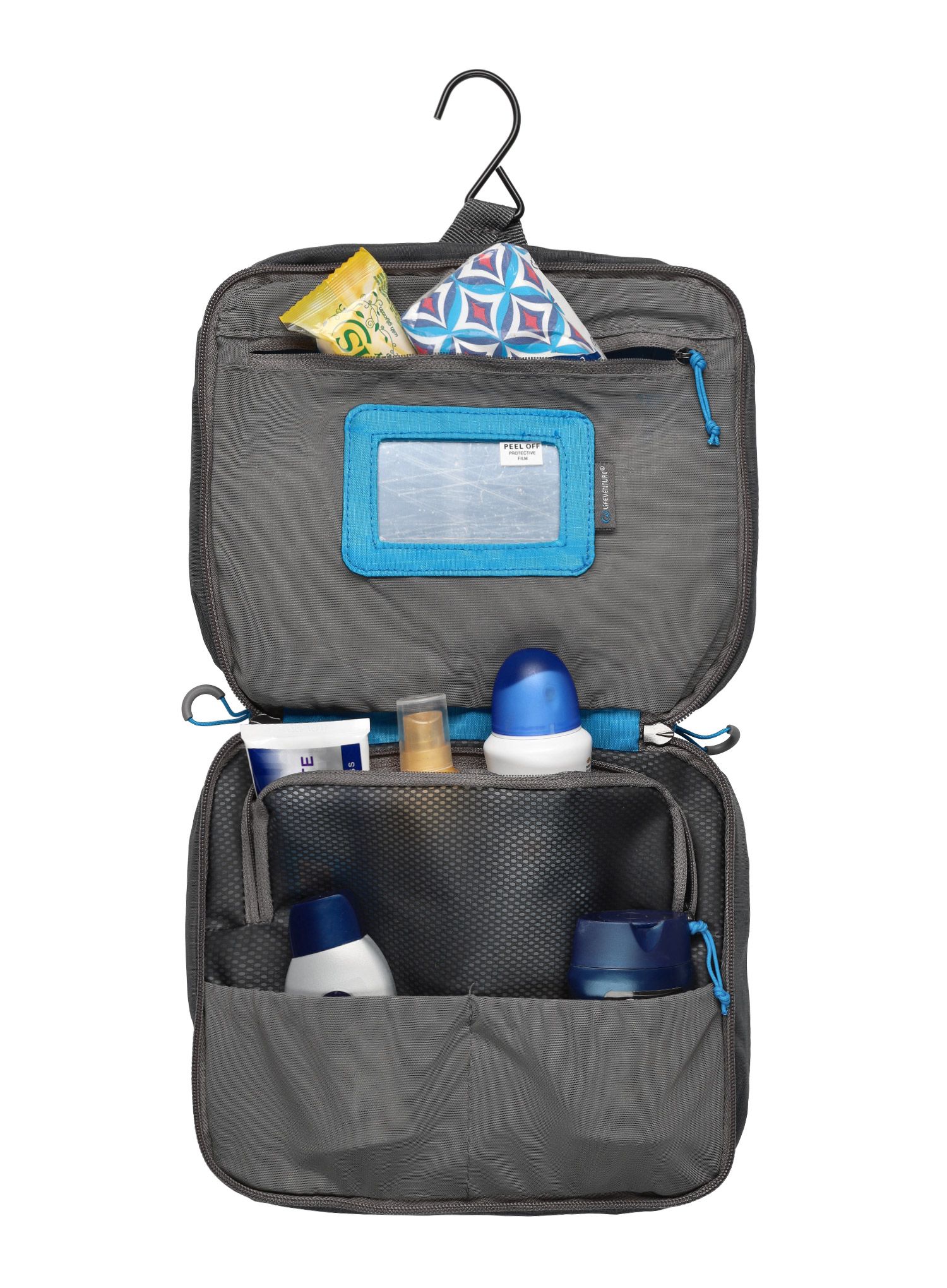 Kozmetična torbica Lifeventure Wash Bag Large - grey