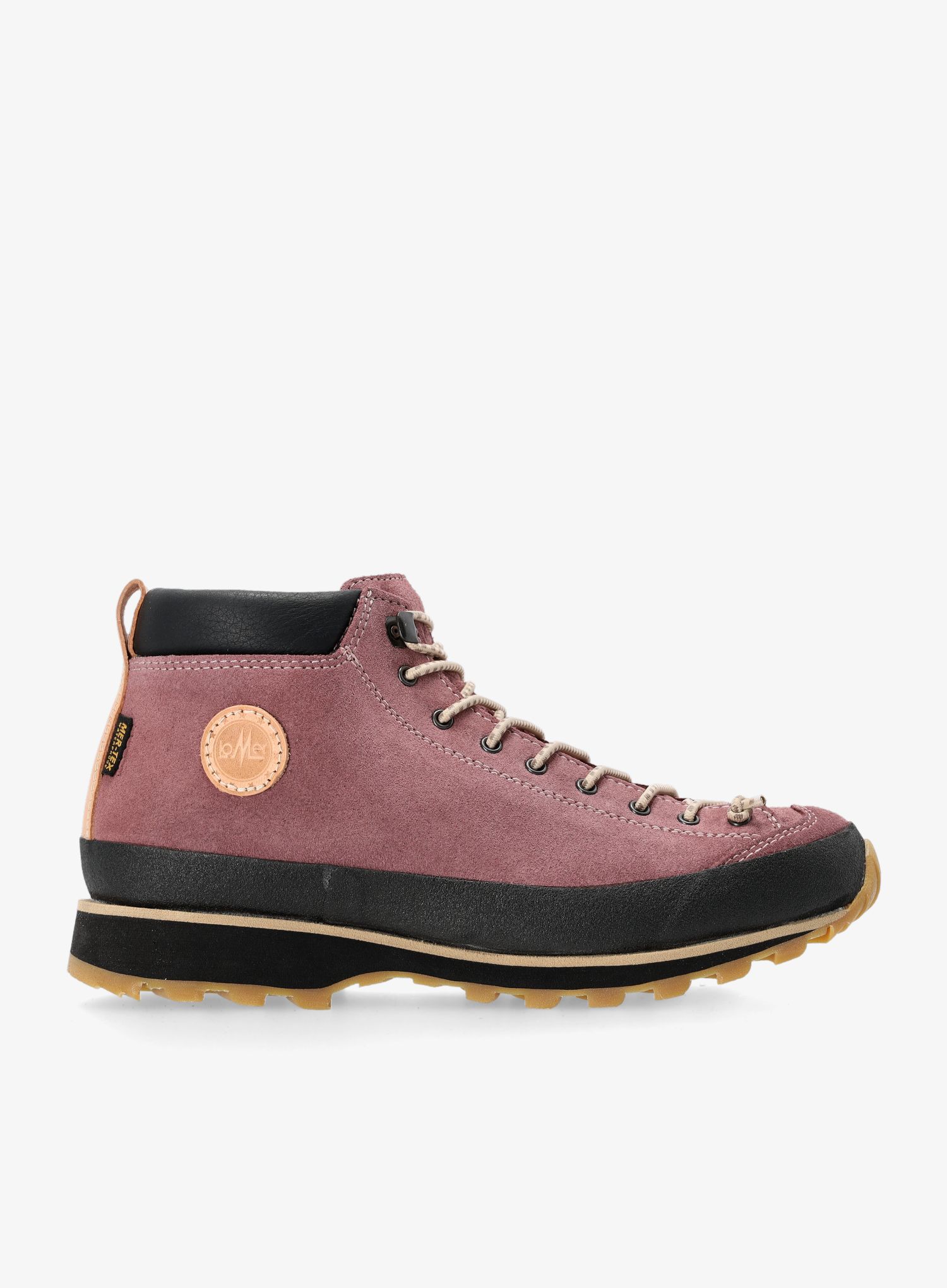 Ženski čevlji Lomer Bio Naturale Mid MTX Suede - brownrose