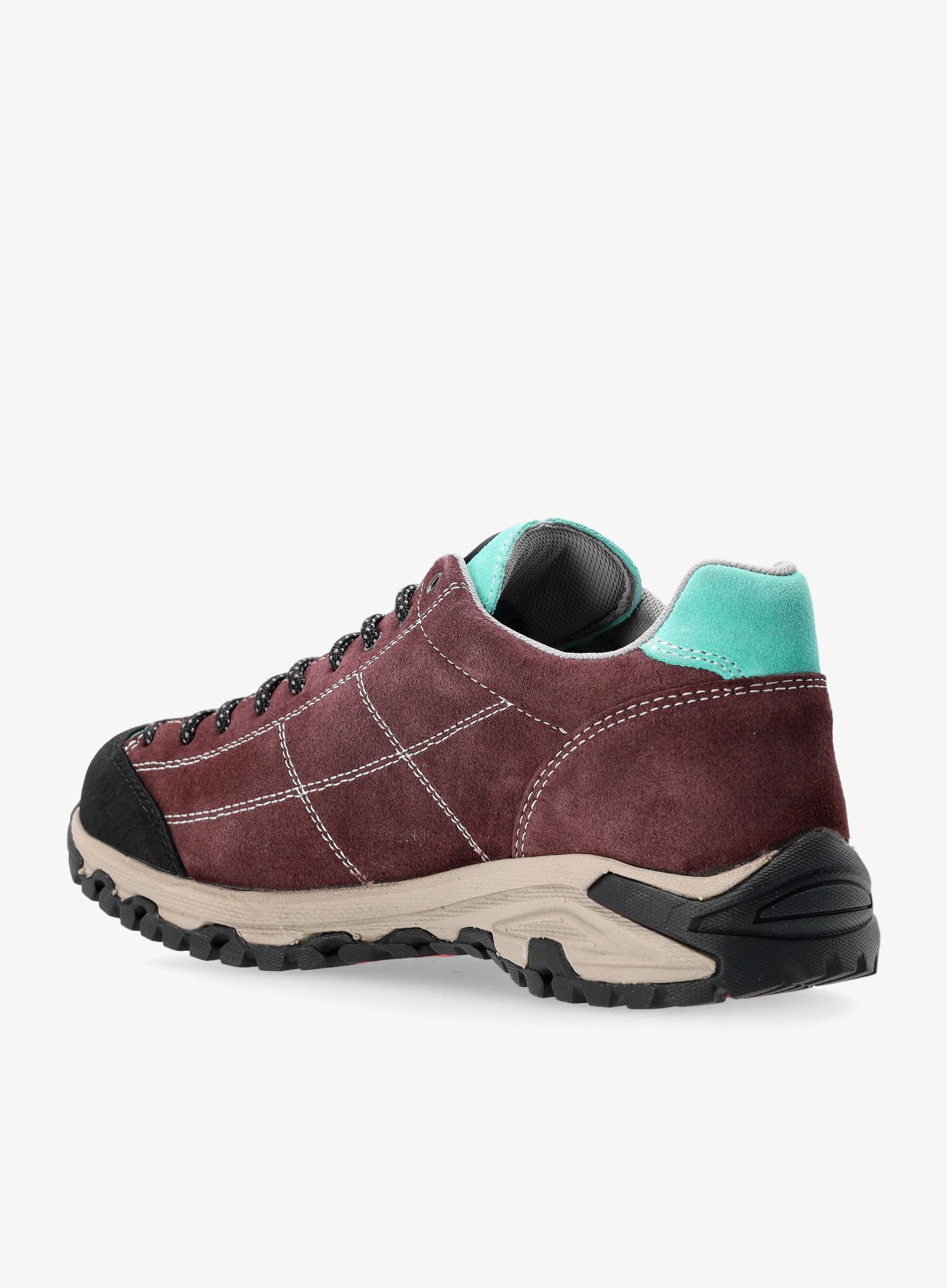 Ženski čevlji Lomer Maipos Suede MTX - borgogna/mint