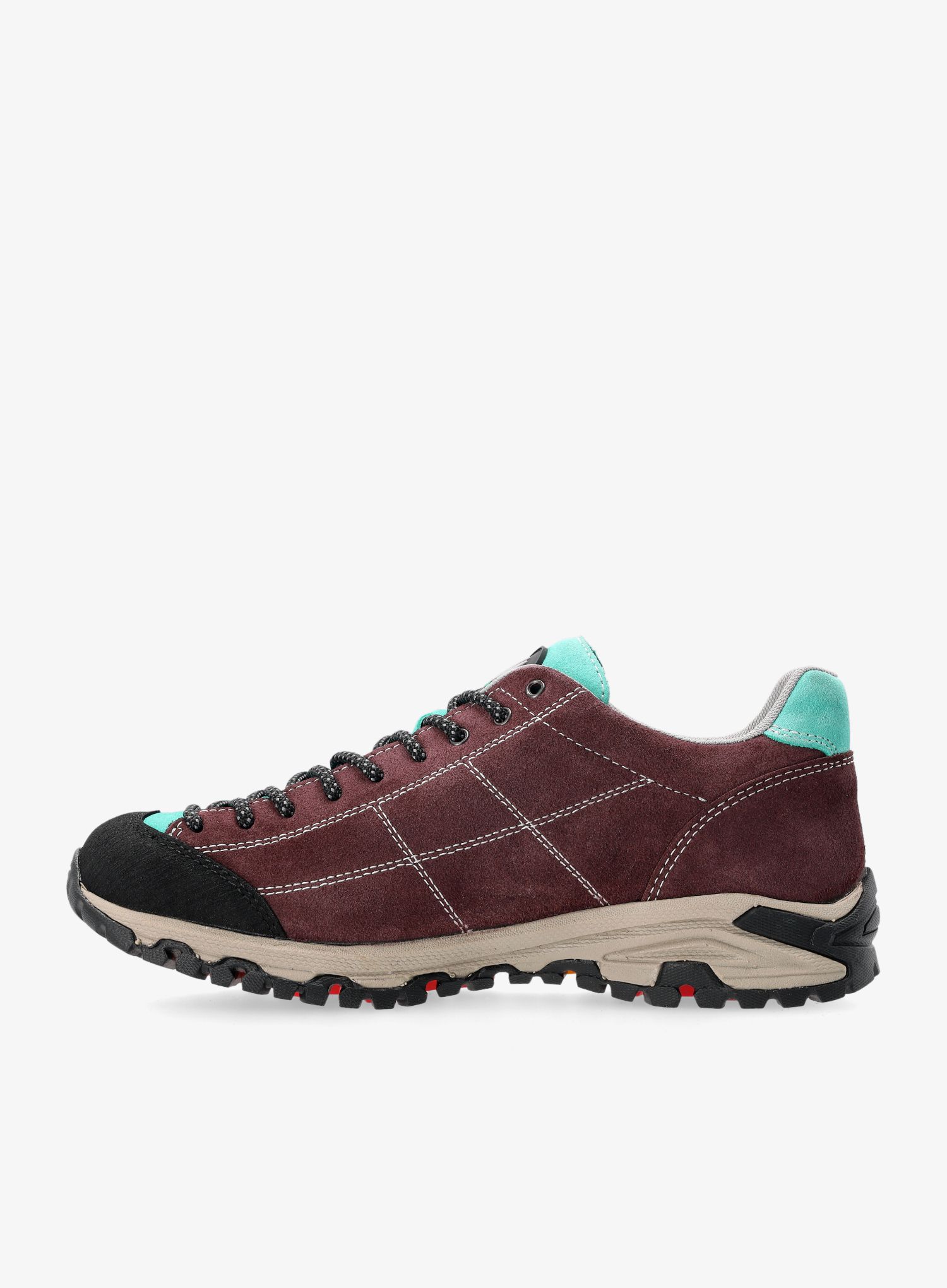 Ženski čevlji Lomer Maipos Suede MTX - borgogna/mint