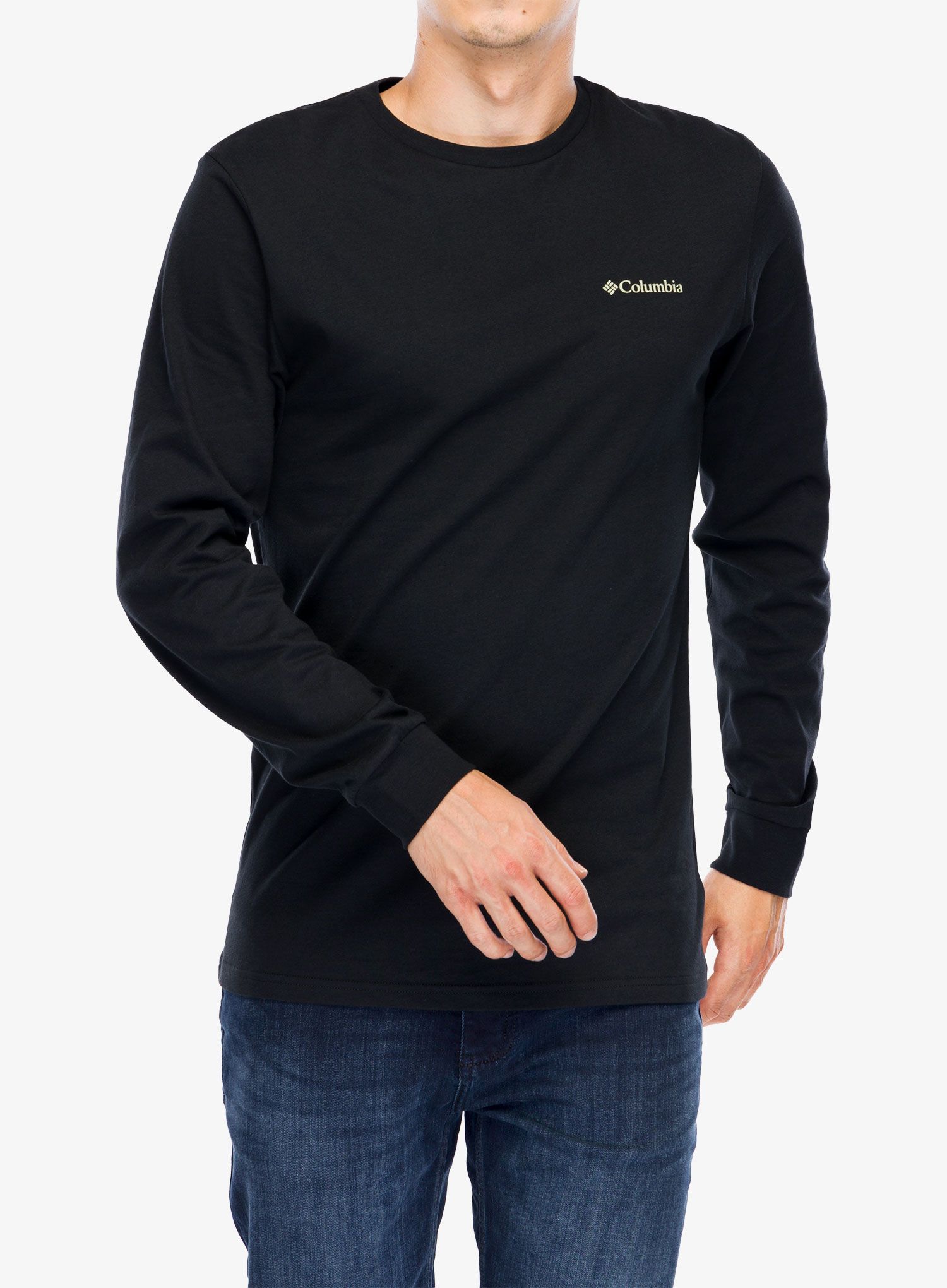 Majica z dolgimi rokavi Columbia Explorers Canyon LS T-Shirt - black/torn sunscape