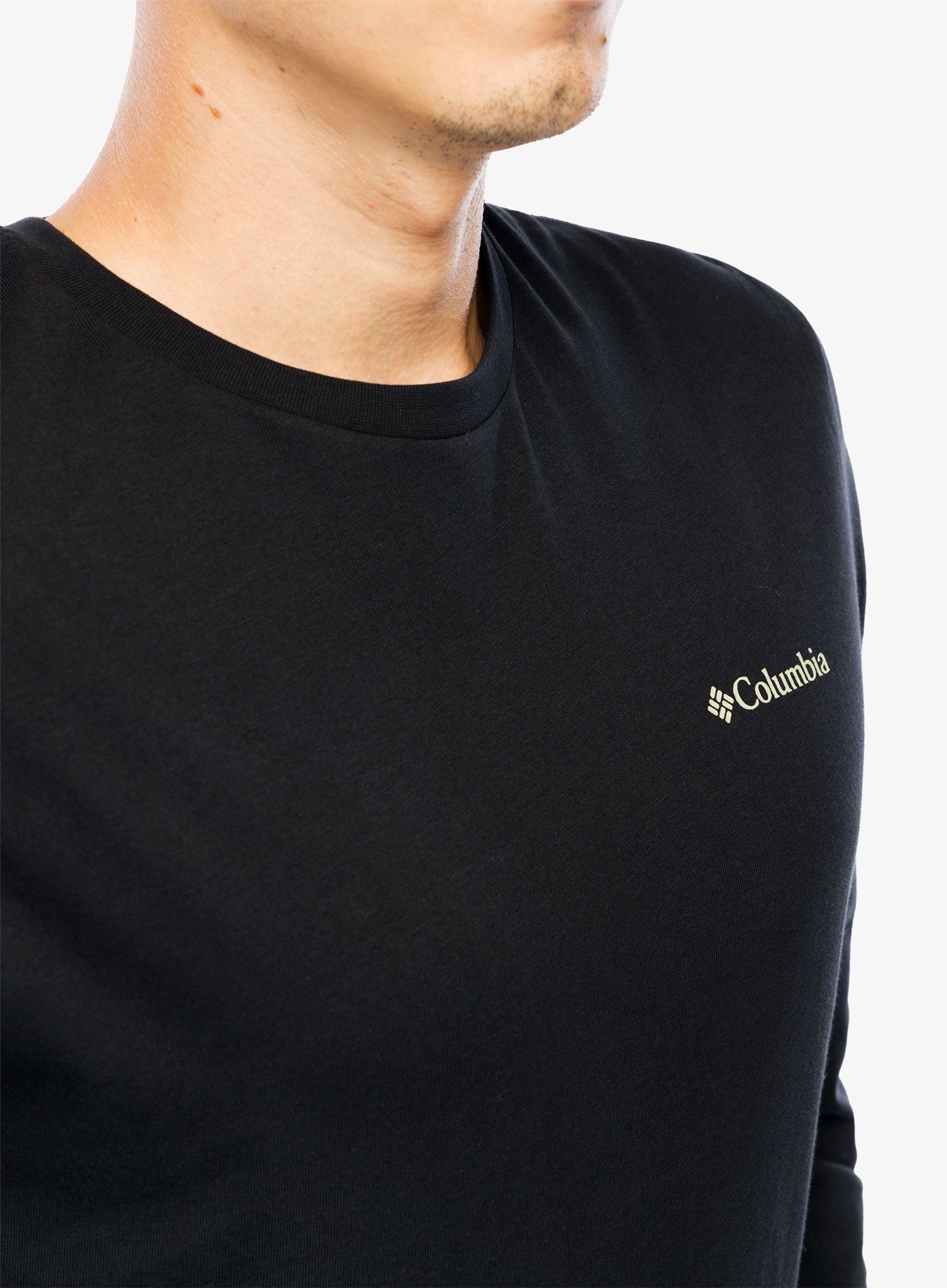 Majica z dolgimi rokavi Columbia Explorers Canyon LS T-Shirt - black/torn sunscape