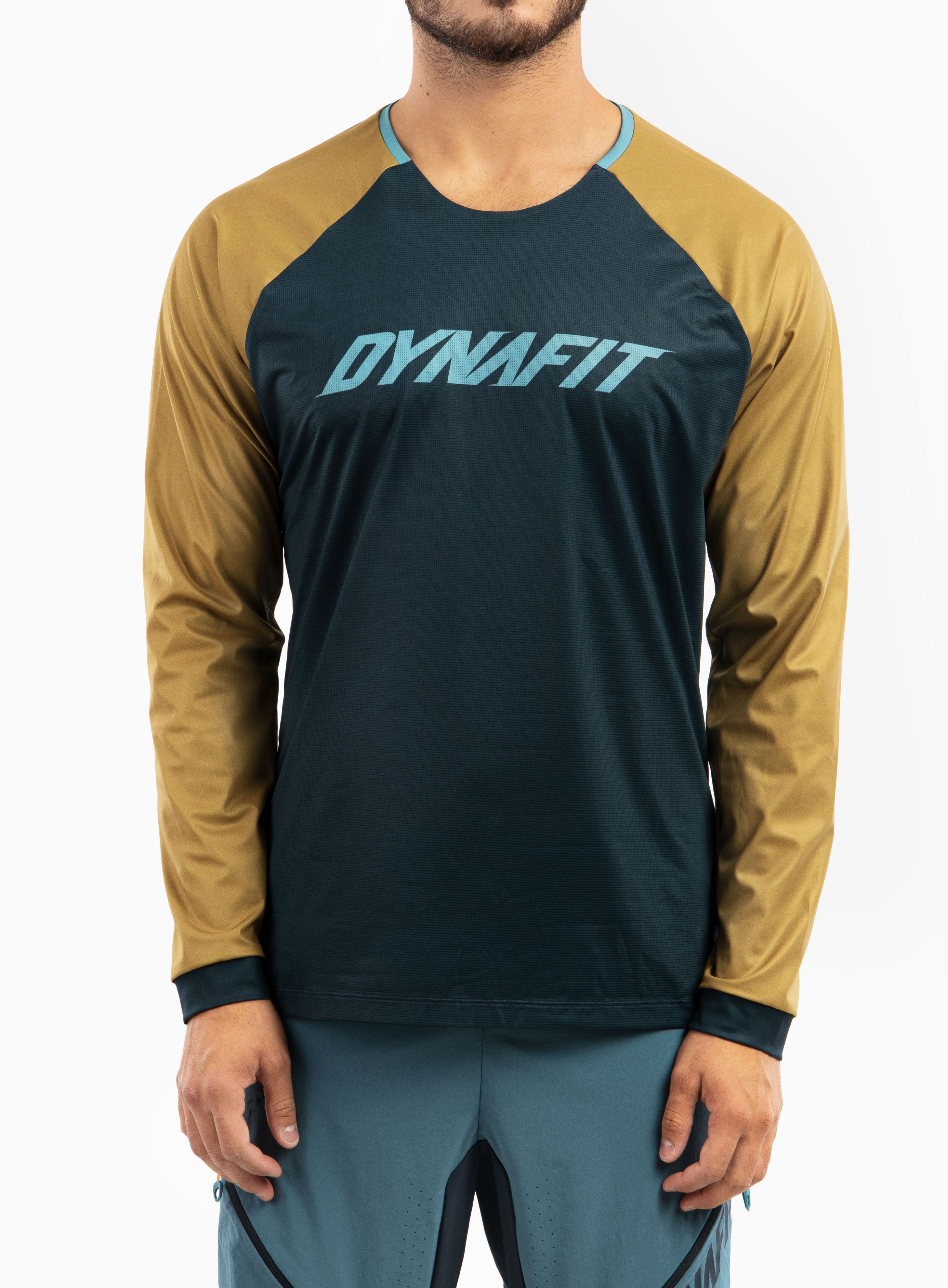 Majica z dolgimi rokavi Dynafit Ride L/S - blueberry army