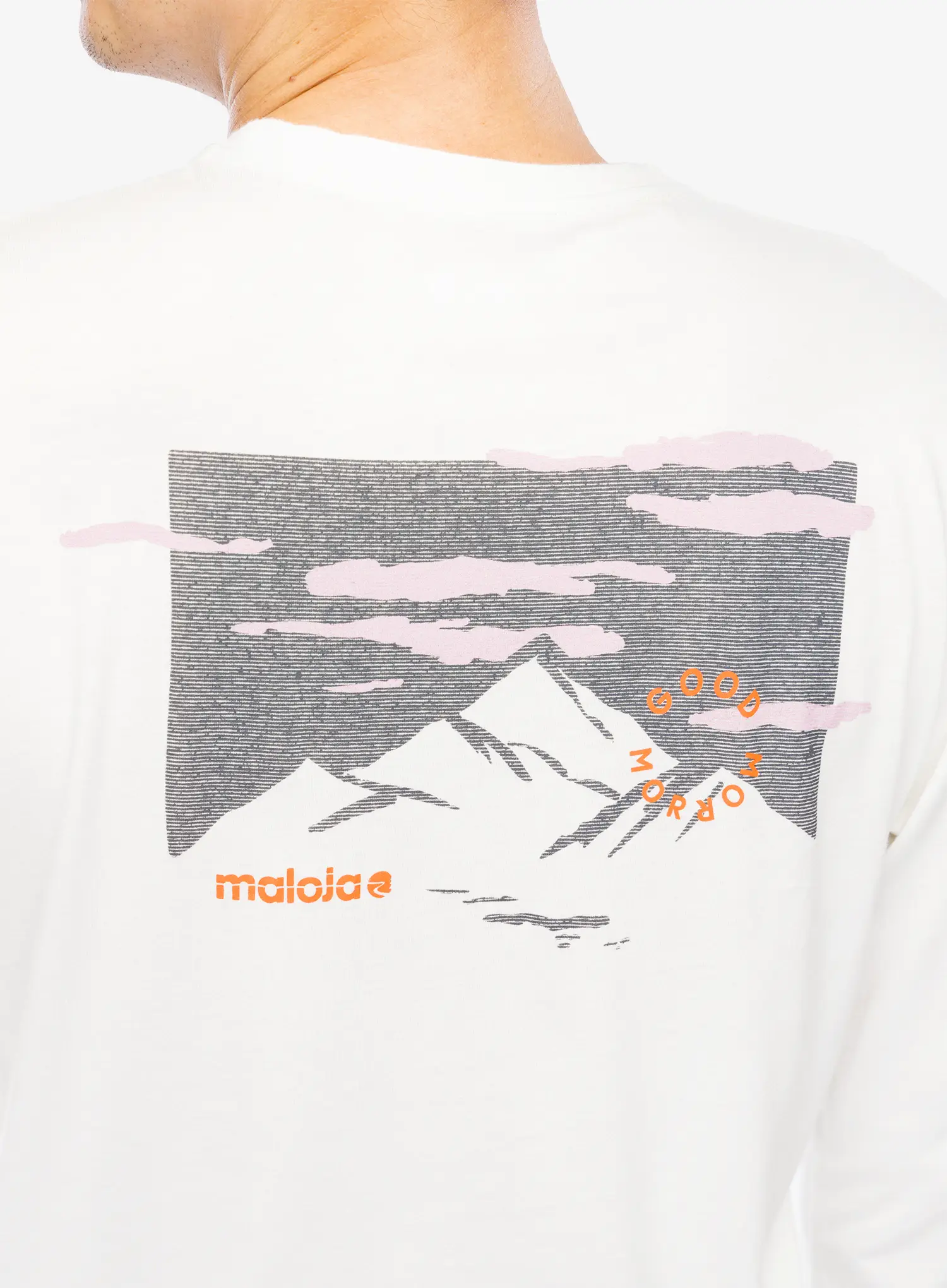 Majica z dolgimi rokavi Maloja Ollomont - glacier milk