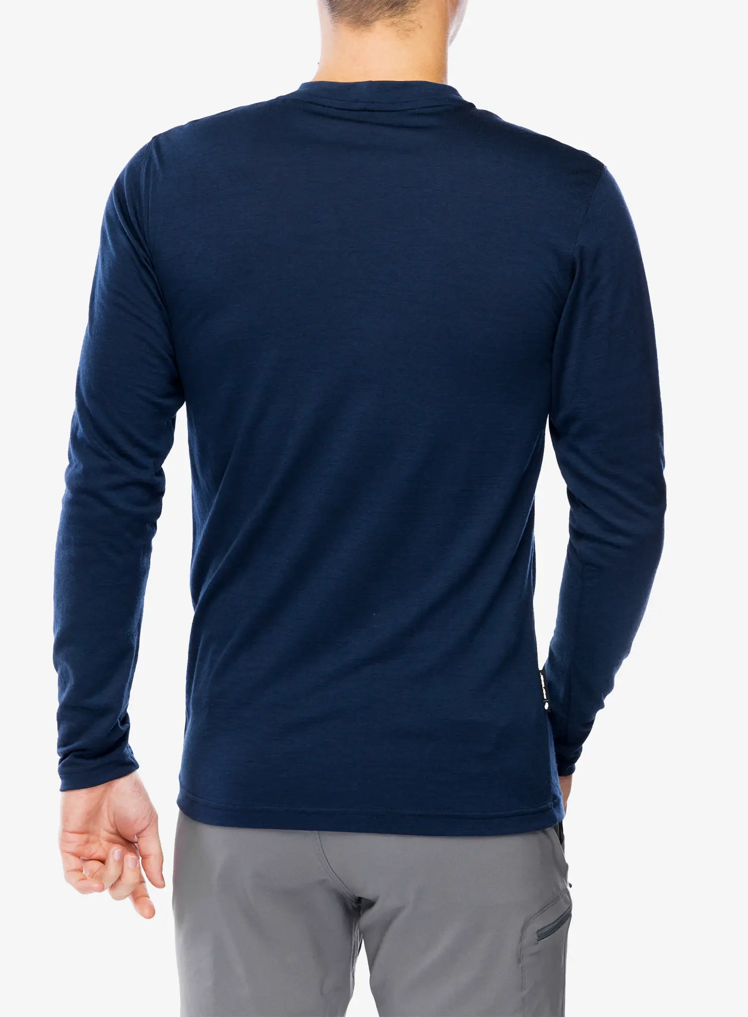 Majica z dolgimi rokavi Sensor Merino Active Outside Tee LS - deep blue