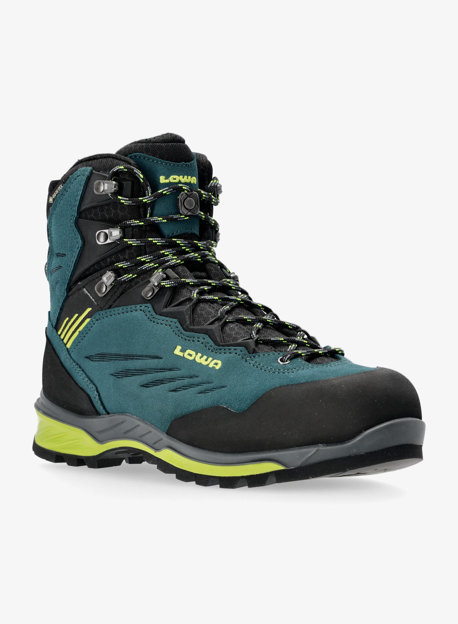Planinski čevlji Lowa Cadin II GTX Mid - steel blue/lime