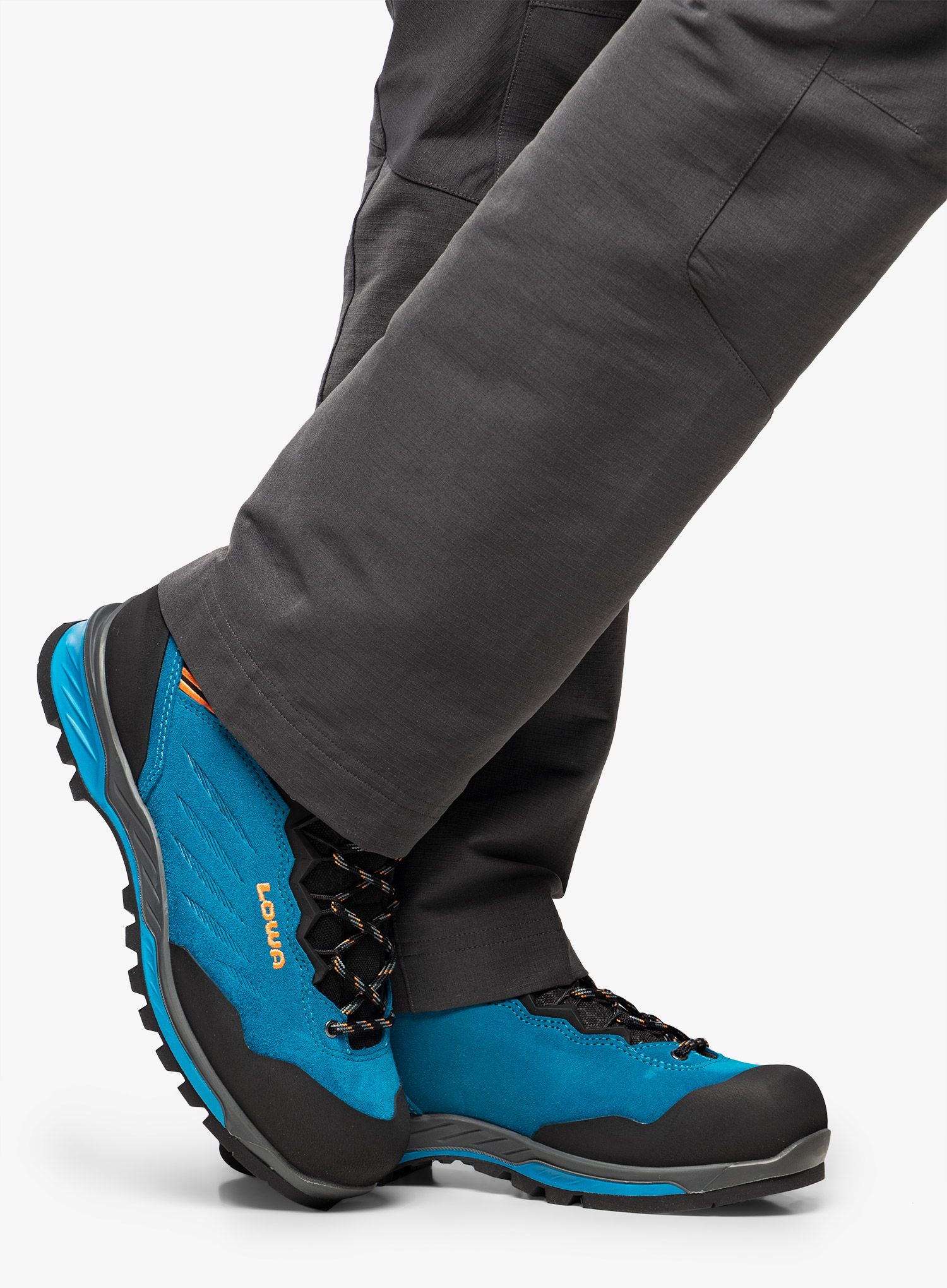 Ženski planinski čevlji Lowa Cadin II GTX Mid - turquoise/mandarin