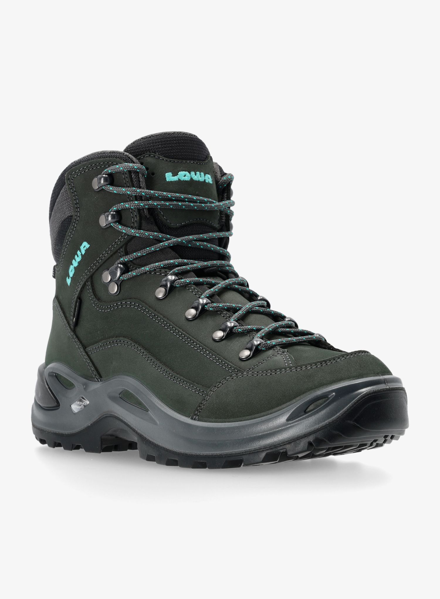 Ženski čevlji Lowa Renegade GTX Mid - asphalt/turquoise
