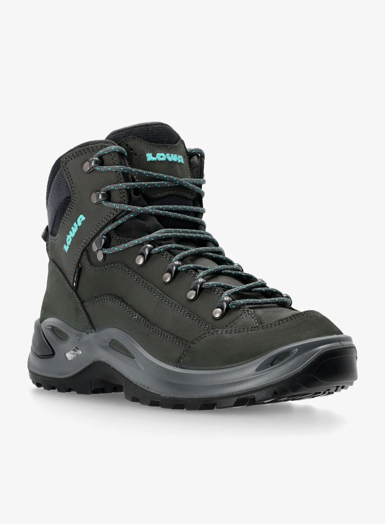 Ženski treking čevlji Lowa Renegade GTX Mid - asphalt/turquoise