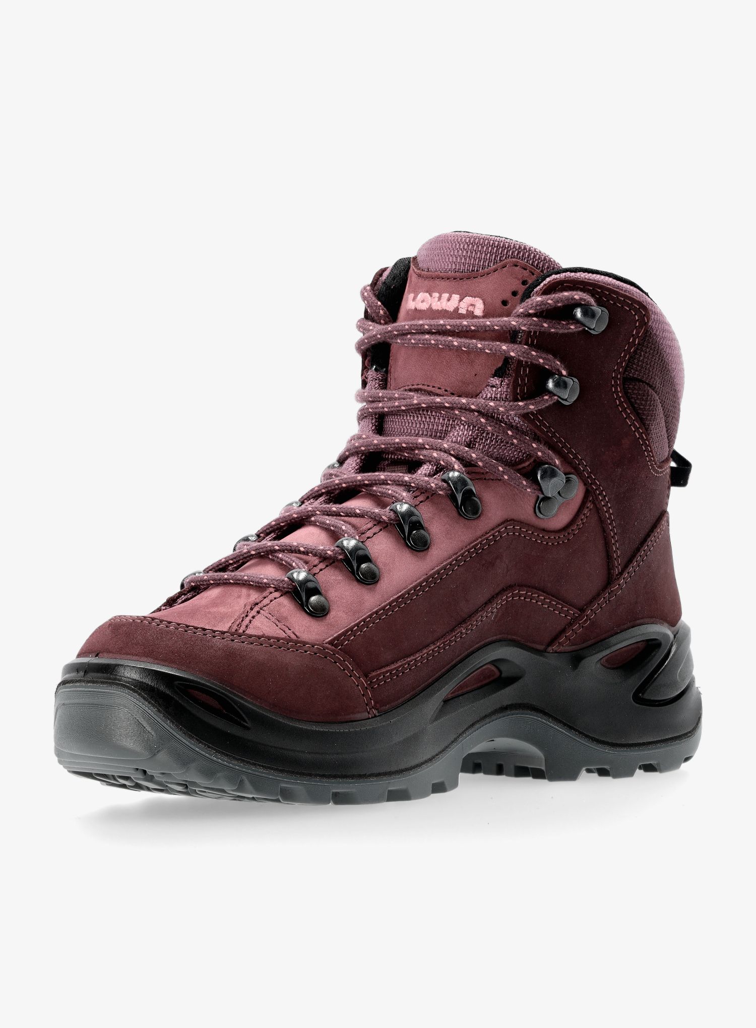 Ženski GORE-TEX čevlji Lowa Renegade GTX Mid - prune/mauve