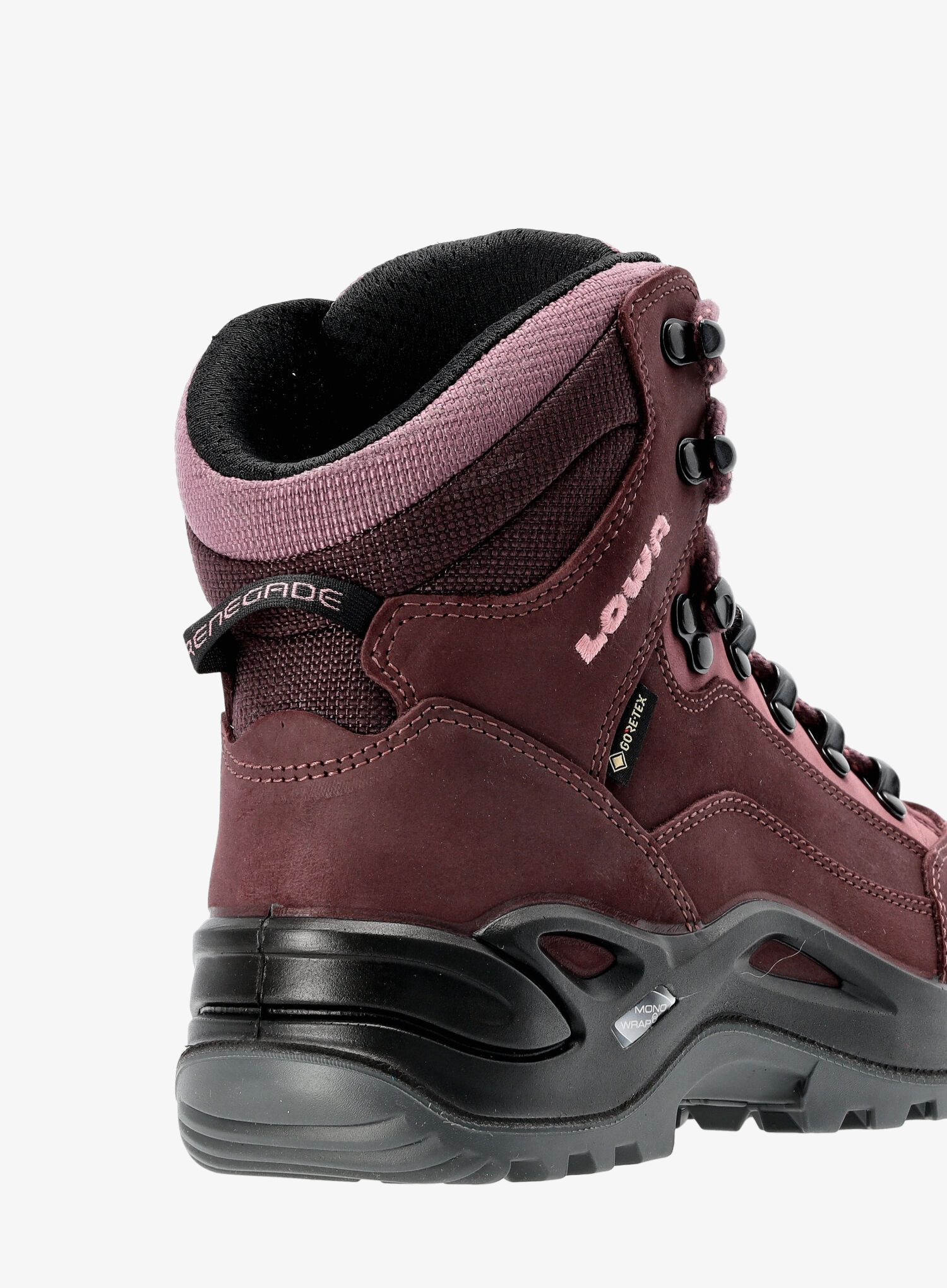 Ženski GORE-TEX čevlji Lowa Renegade GTX Mid - prune/mauve
