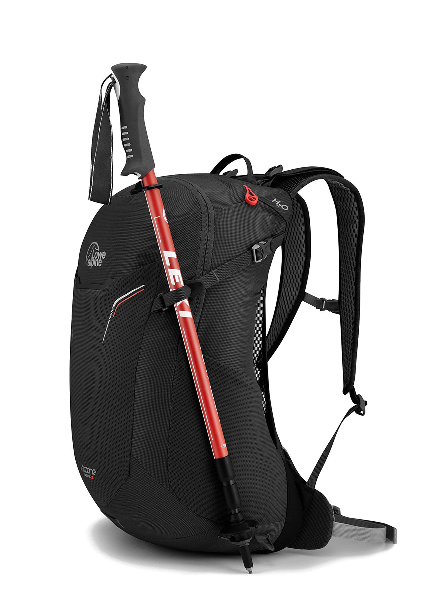 Nahrbtnik z distančno mrežico Lowe Alpine AirZone Active 22 - black
