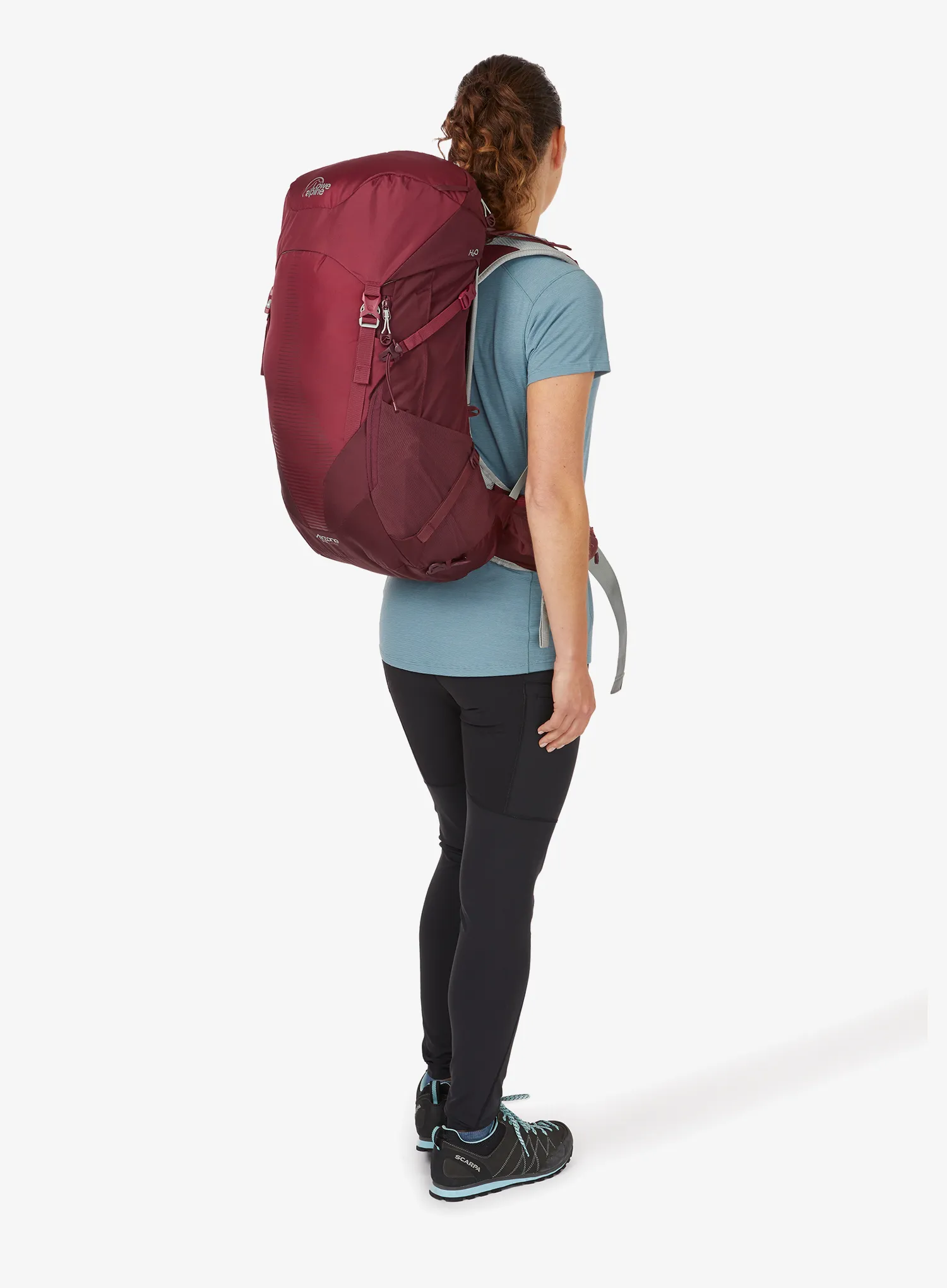 Ženski pohodniški nahrbtnik Lowe Alpine AirZone Trail ND28 - deep heather/raspberry