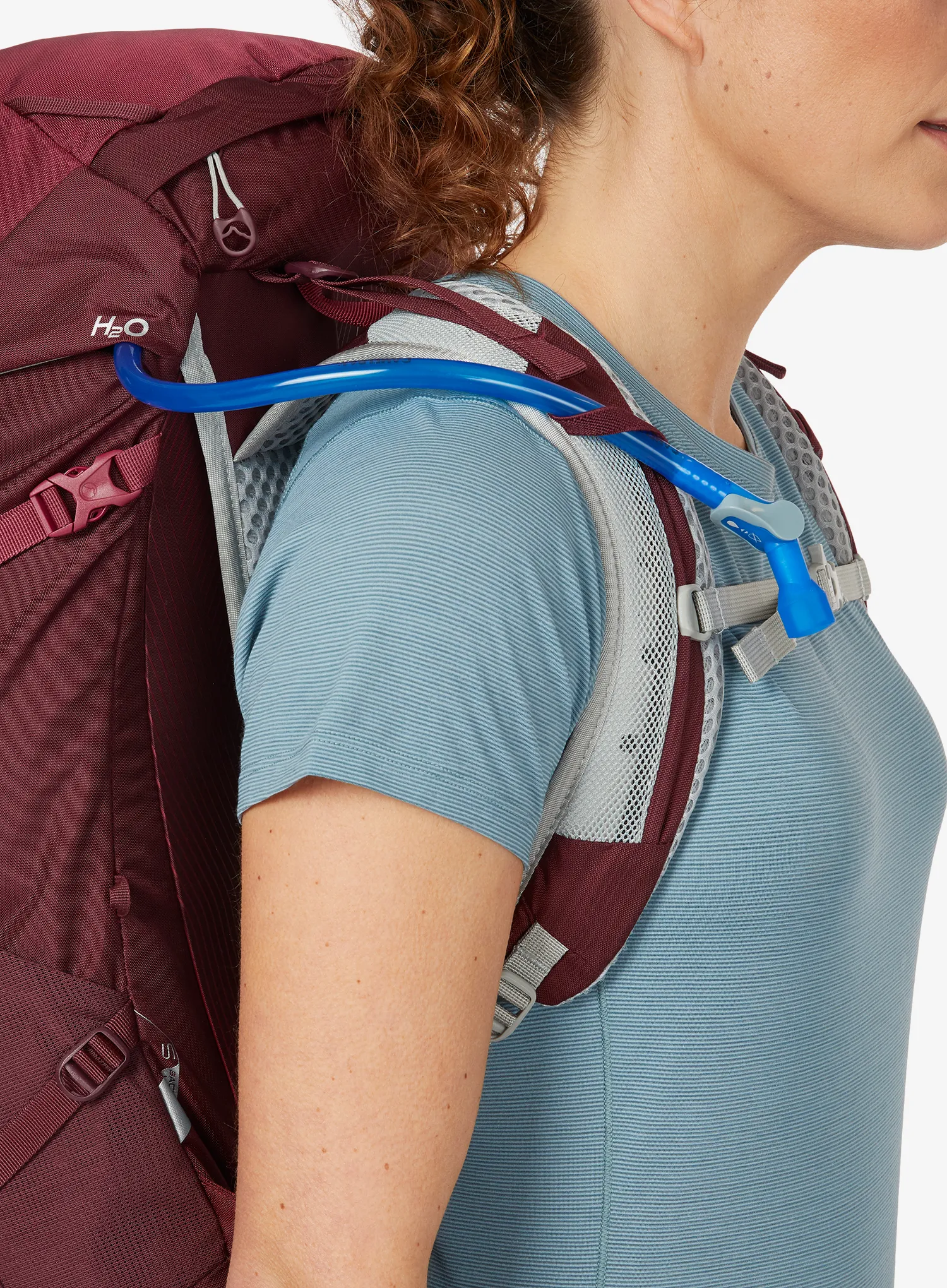 Ženski pohodniški nahrbtnik Lowe Alpine AirZone Trail ND28 - deep heather/raspberry