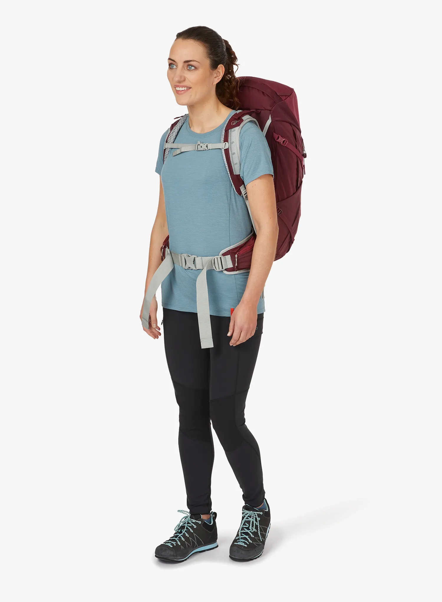 Ženski pohodniški nahrbtnik Lowe Alpine AirZone Trail ND28 - deep heather/raspberry