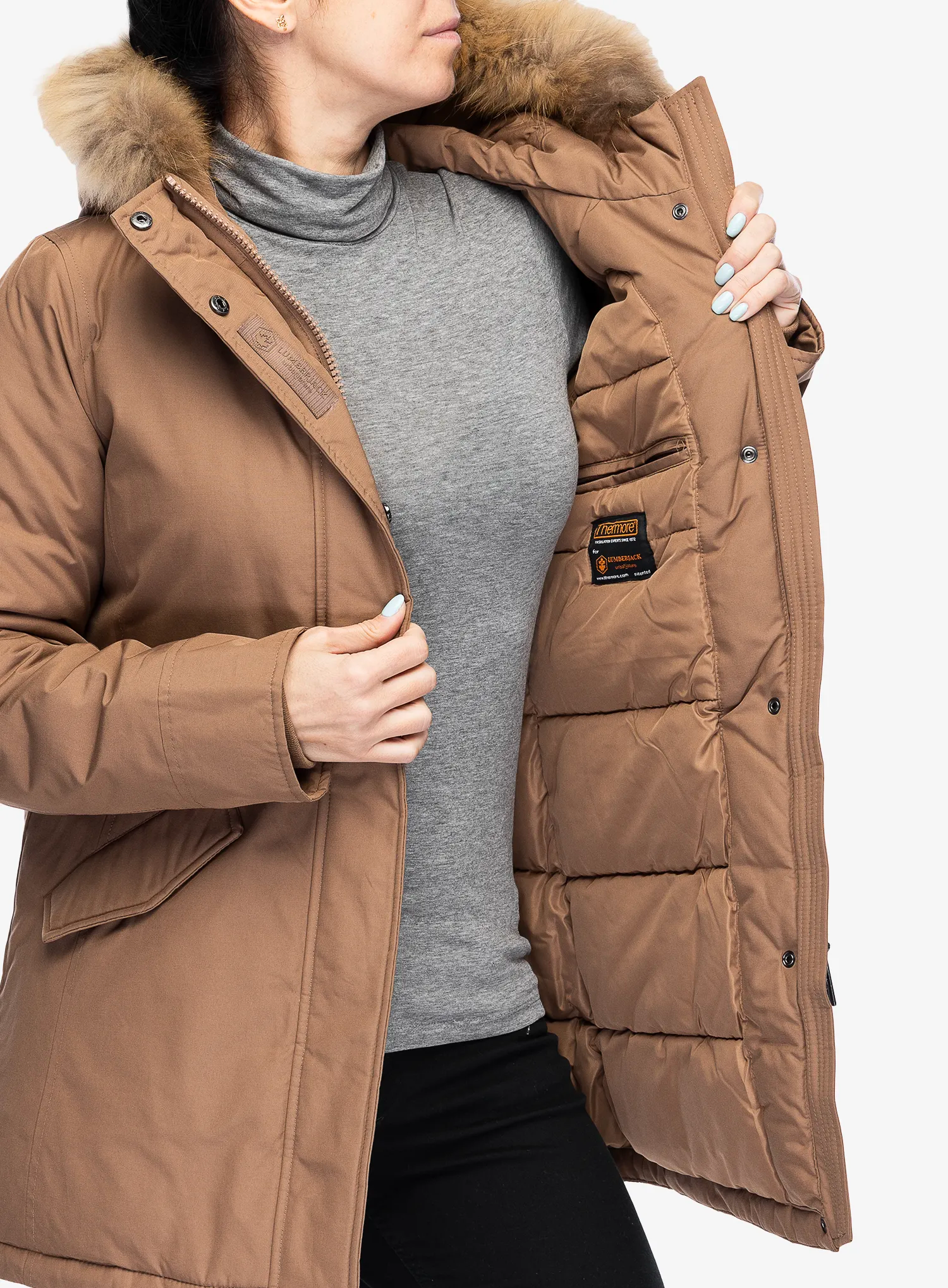 Ženski plašč Lumberjack Alaska - light brown