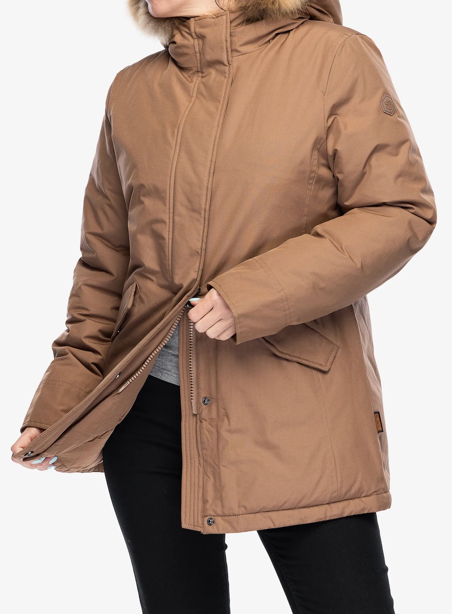 Ženski plašč Lumberjack Alaska - light brown