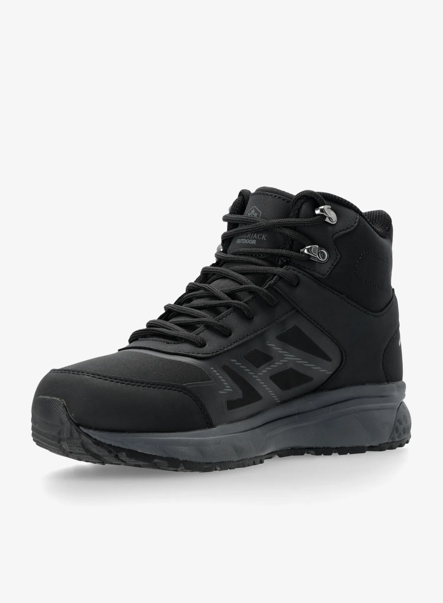 Pohodniški čevlji Lumberjack Josep - total black