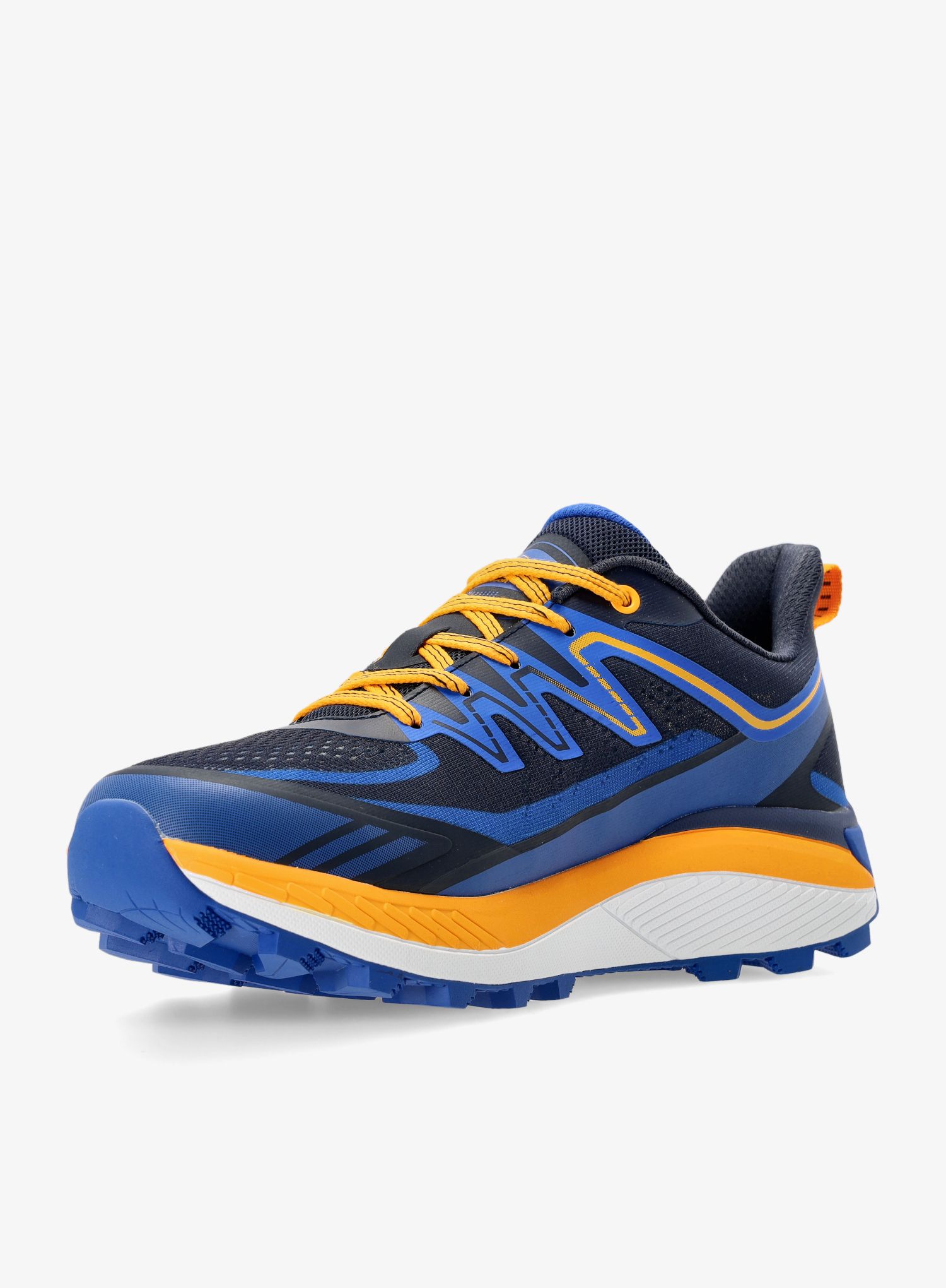 Moški pohodniški čevlji Lumberjack Novo - navy blue/s.blue/orange mango