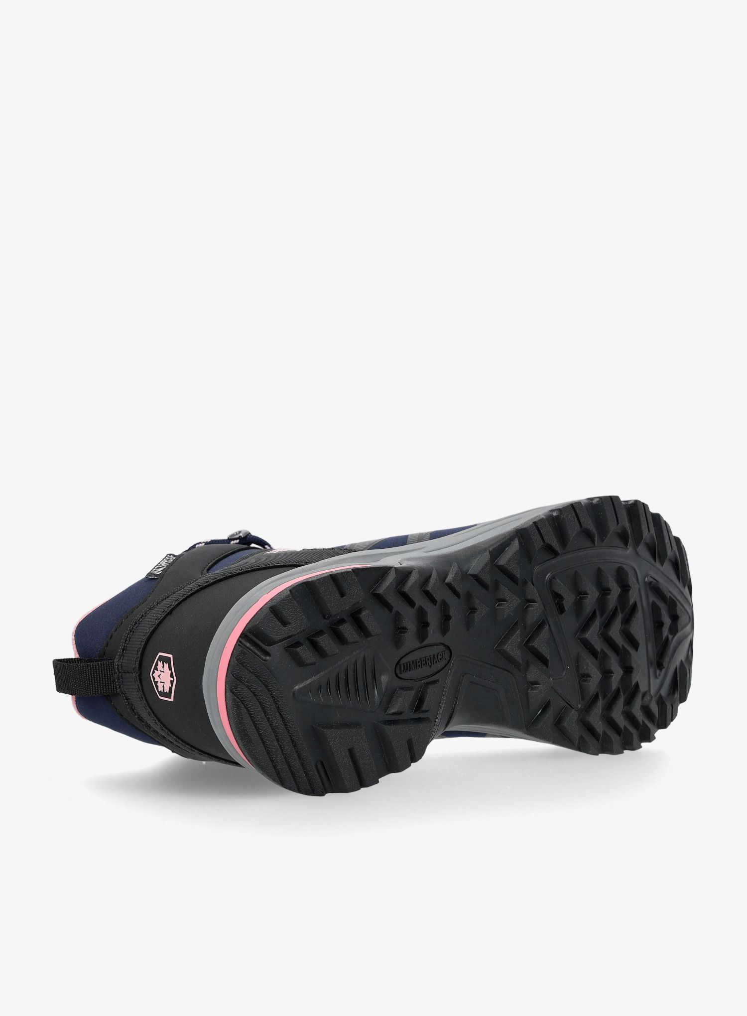 Ženski visoki pohodniški čevlji Lumberjack Stowe - navy blue/black