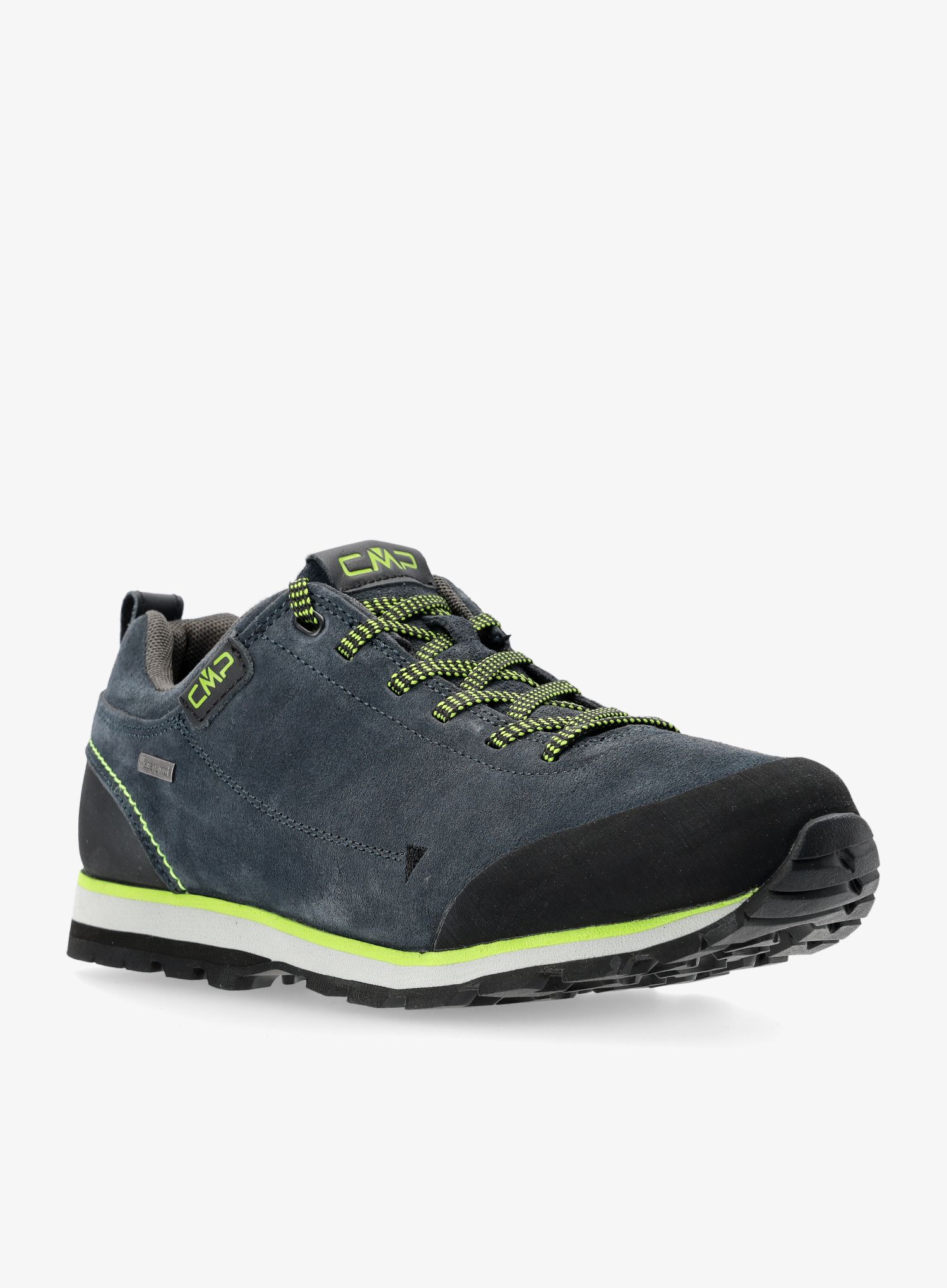 Nizki pohodniški čevlji CMP Elettra Low WP - titanio/limegreen