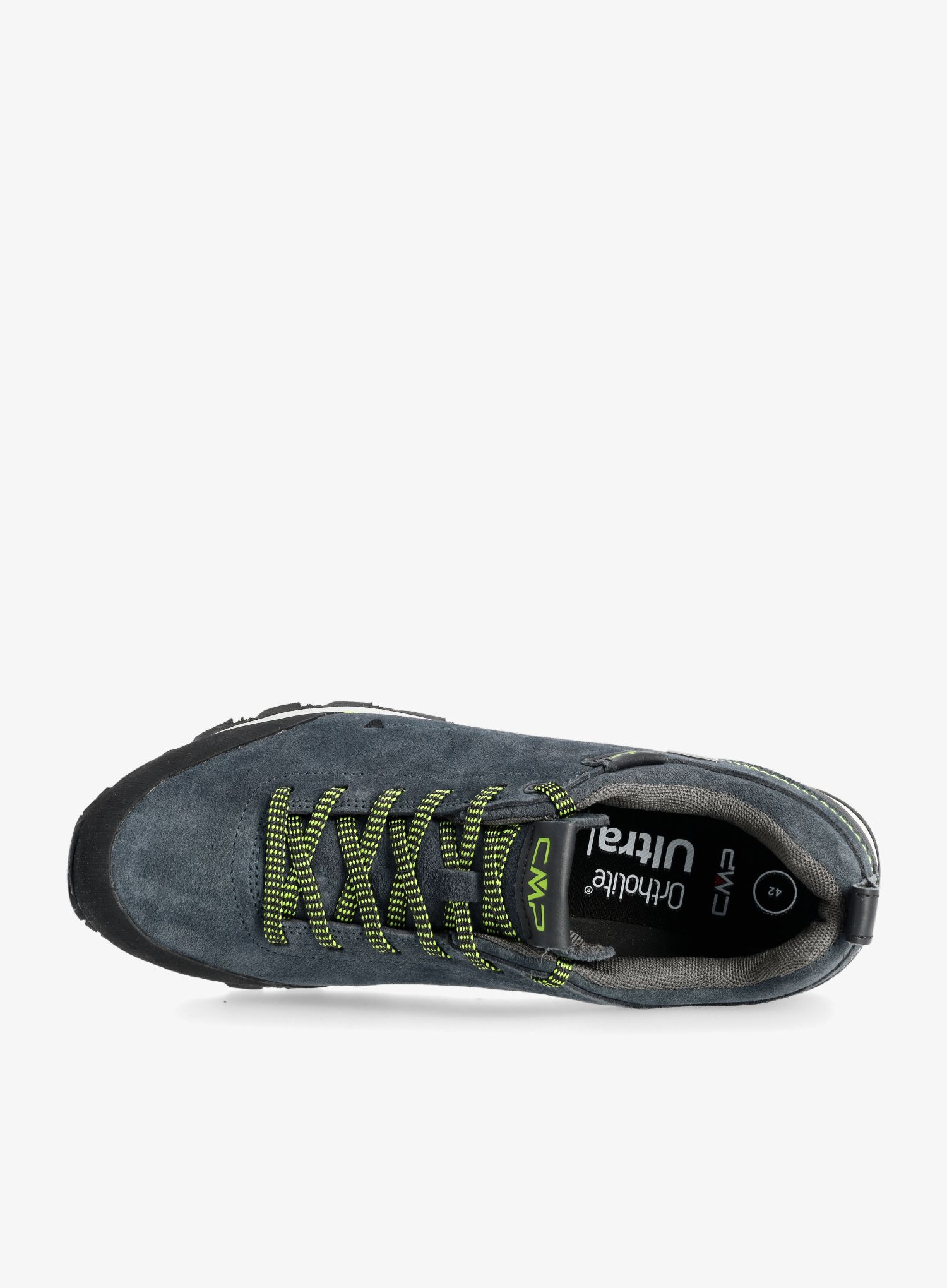 Nizki pohodniški čevlji CMP Elettra Low WP - titanio/limegreen