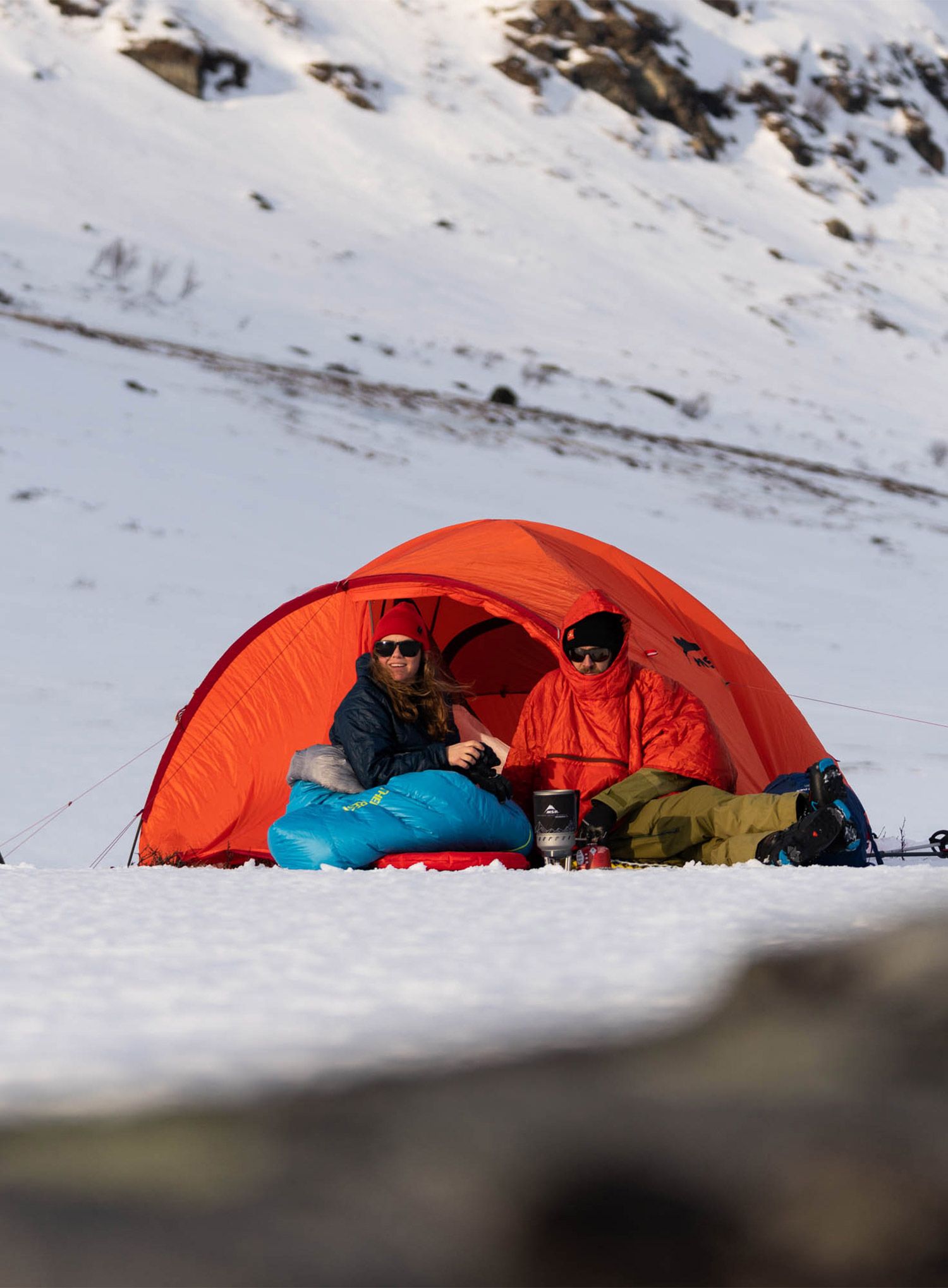 Šotor za 2 osebi MSR ACCESS 2 - orange 