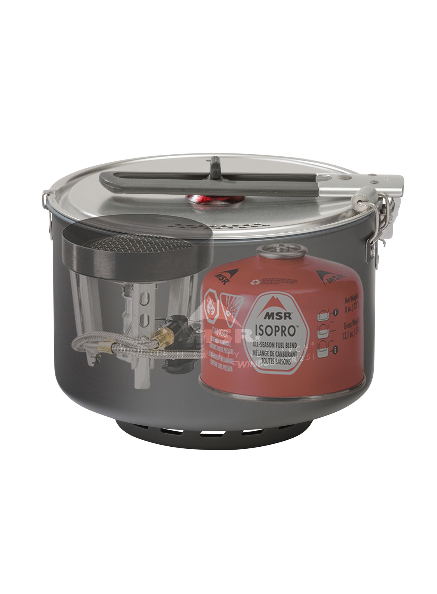 Plinski gorilnik MSR WindBurner Group Stove System