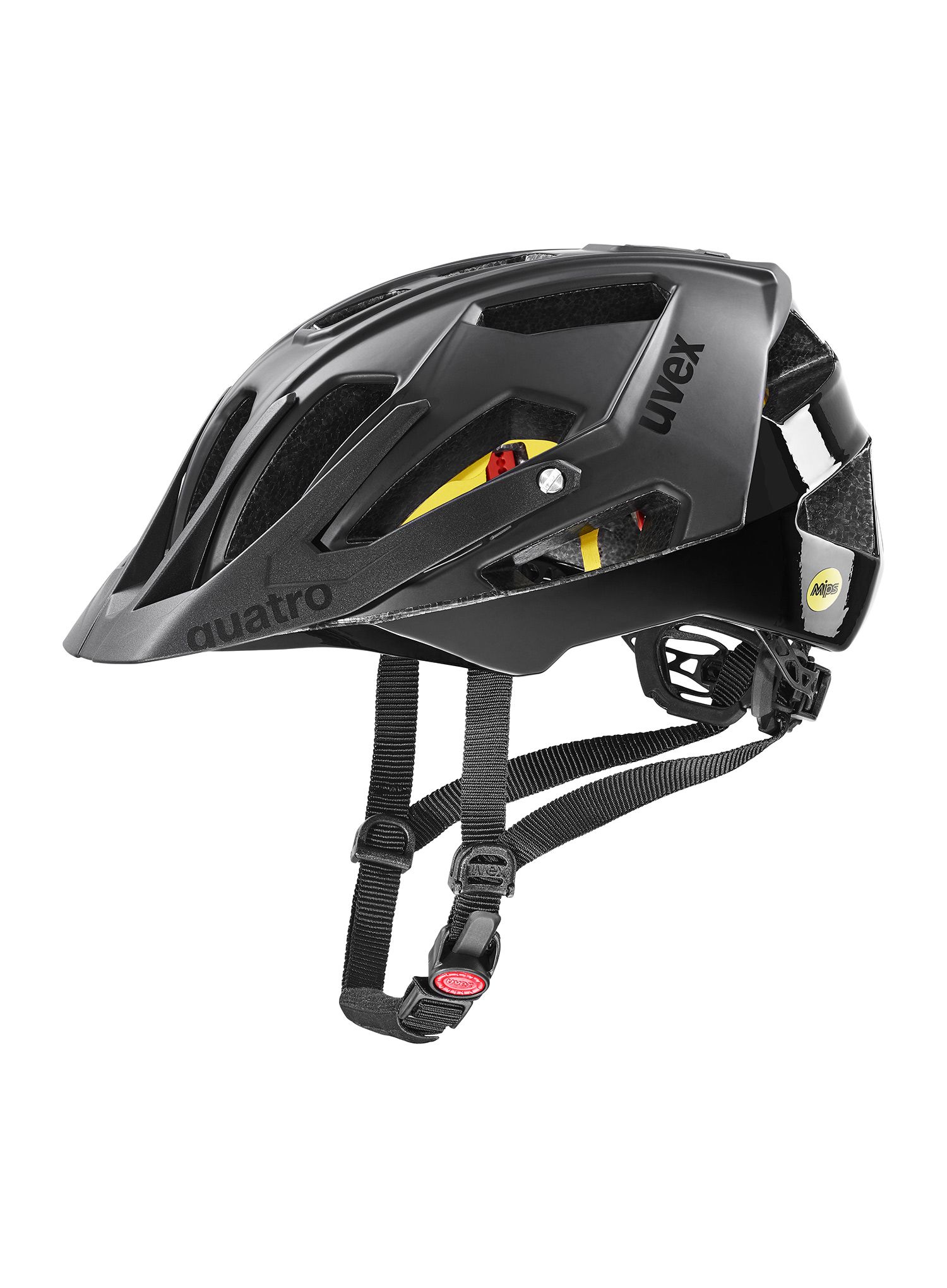 Čelada MTB Uvex Quatro CC Mips - all black matt
