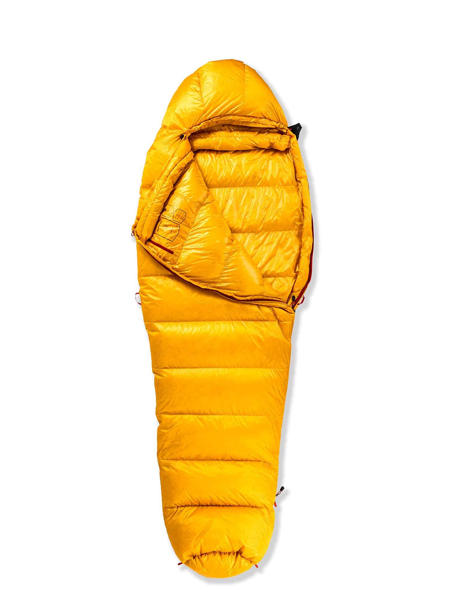 Spalna vreča Małachowski Tourist 250 L LZ (188 cm) - yellow
