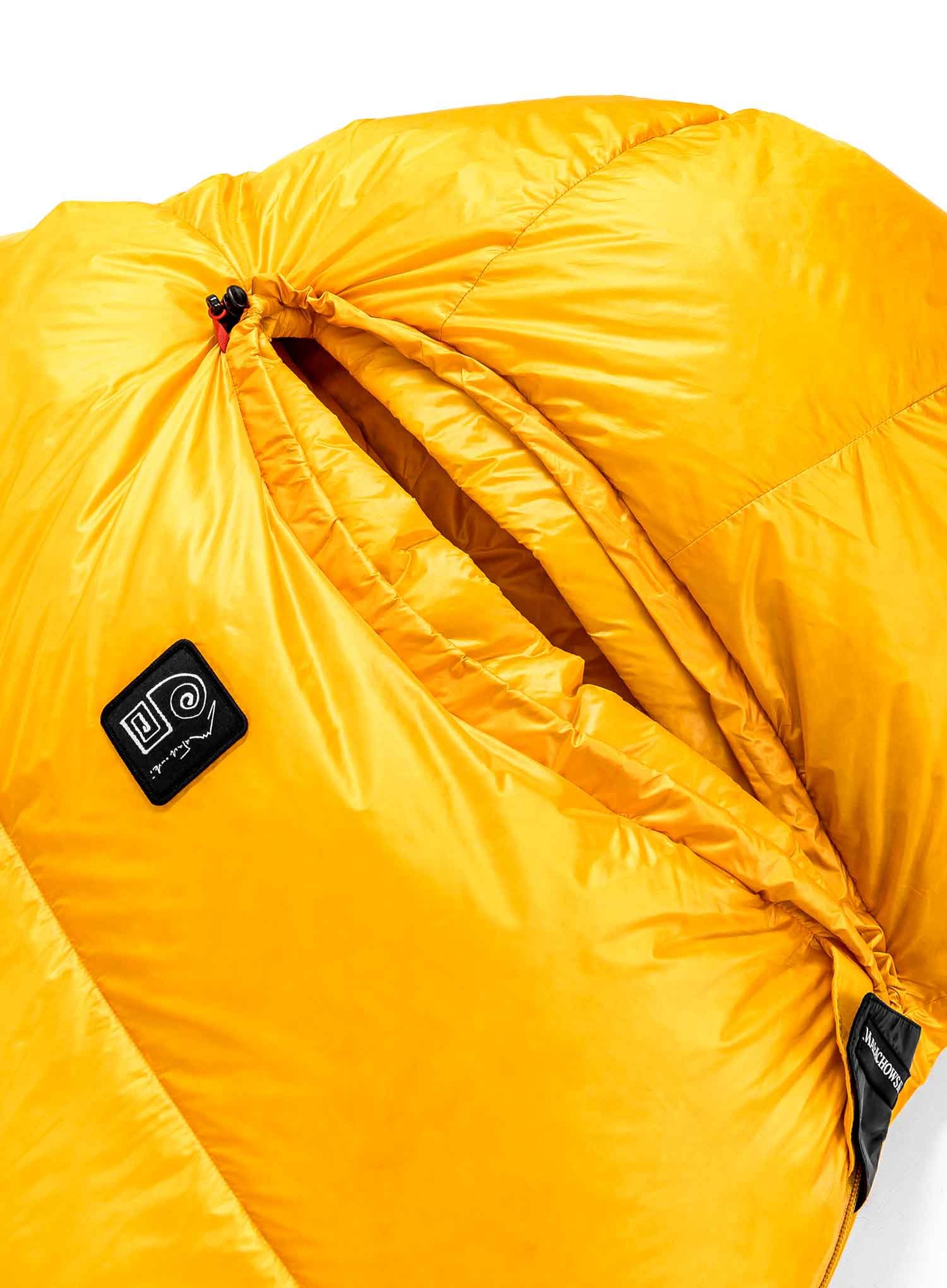 Spalna vreča Małachowski Tourist 250 L LZ (188 cm) - yellow