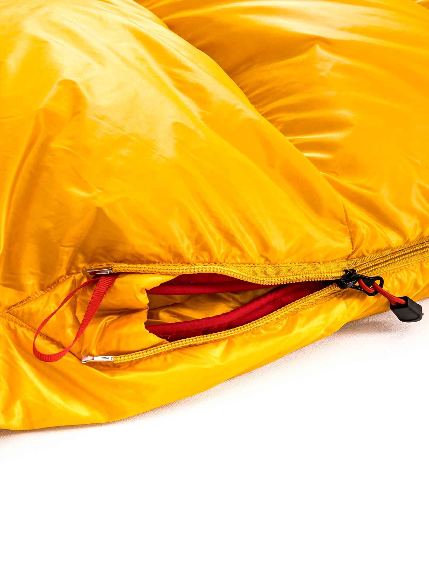 Spalna vreča Małachowski Tourist 250 L LZ (188 cm) - yellow