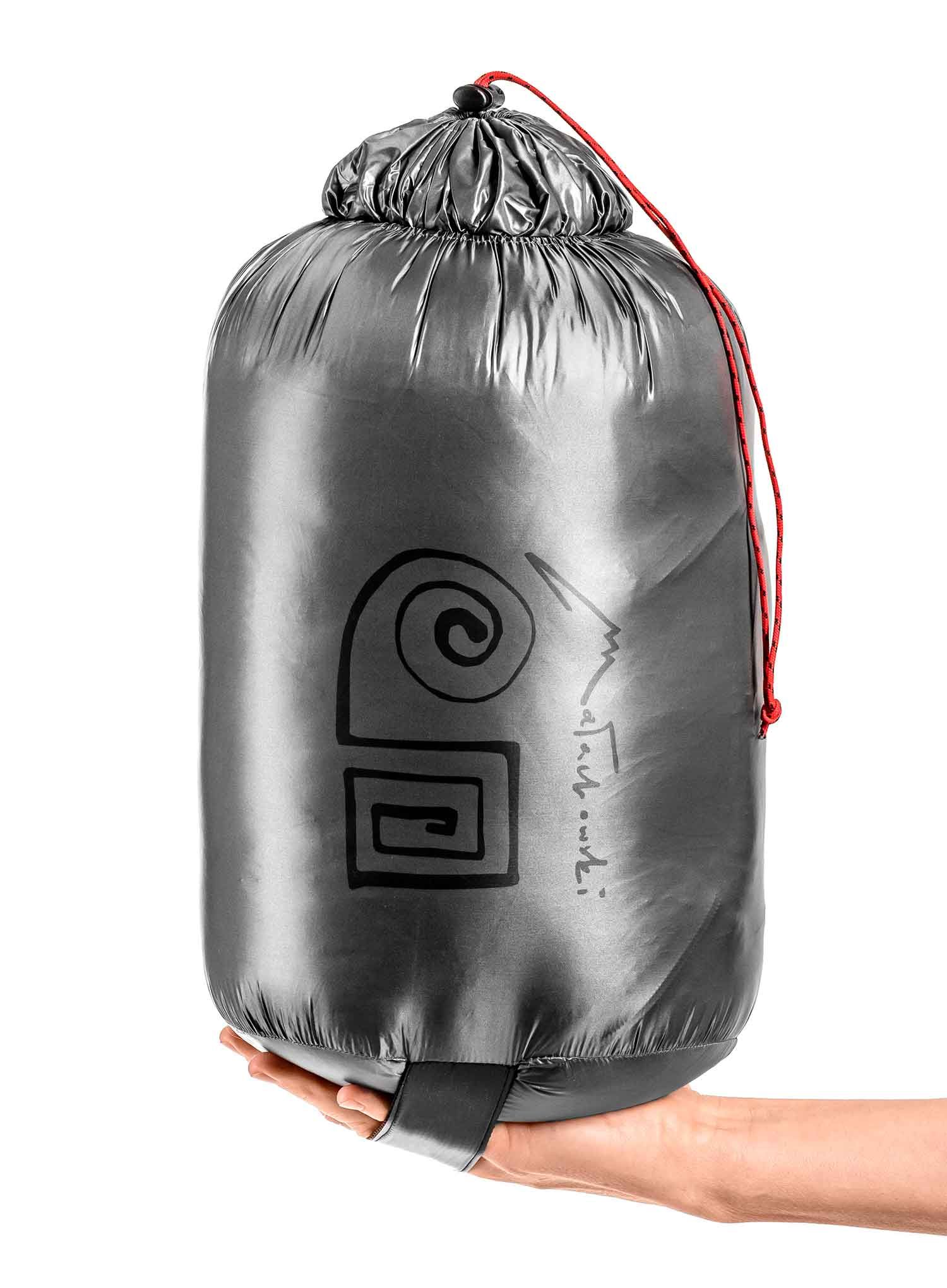 Spalna vreča Małachowski Tourist 450 L LZ (188 cm) - grey